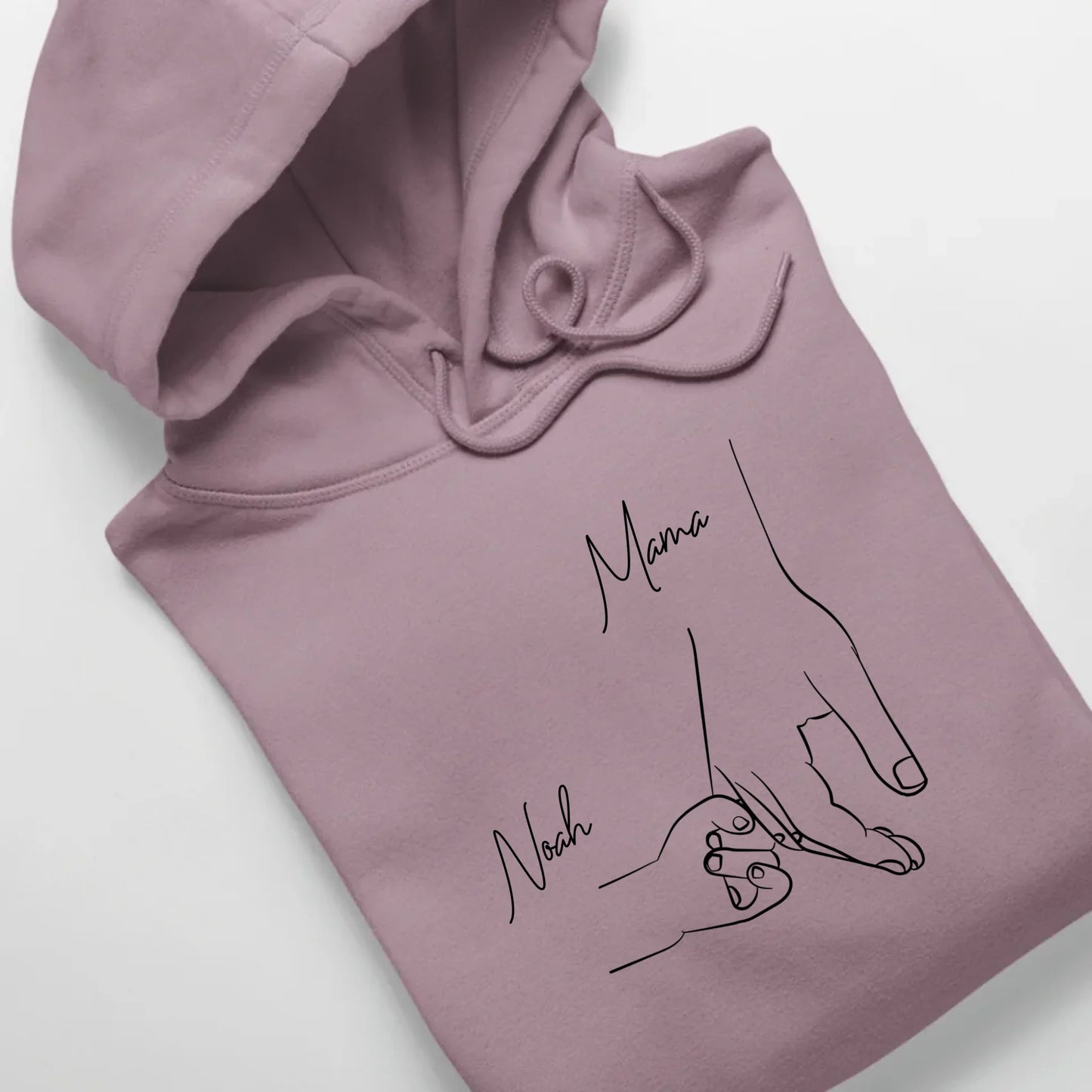 Hold my hand Mom - Bio Unisex Hoodie *personalisierbar* Cruiser Hoodie 2.0 ST ST Lilac-Dream