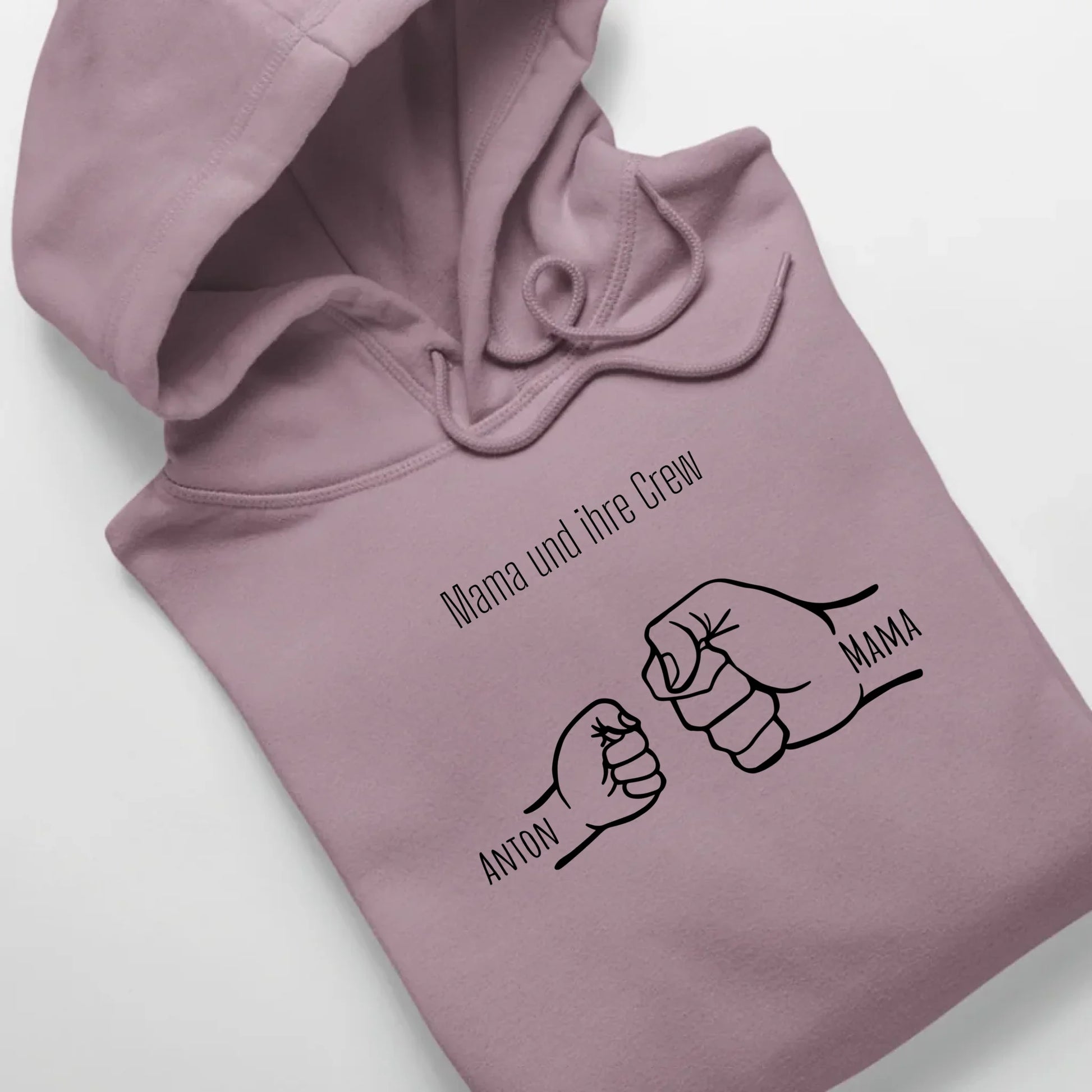 Mama und ihre Crew - Bio Unisex Hoodie *personalisierbar* Cruiser Hoodie 2.0 ST ST Lilac-Dream