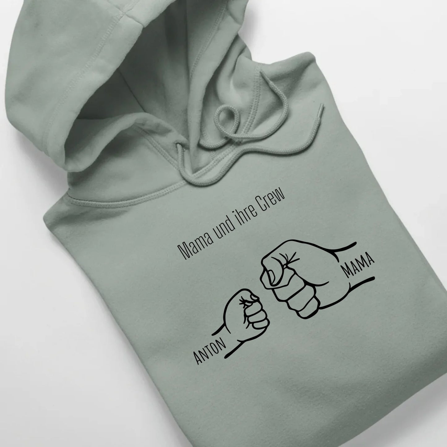 Mama und ihre Crew - Bio Unisex Hoodie *personalisierbar* Cruiser Hoodie 2.0 ST ST Aloe
