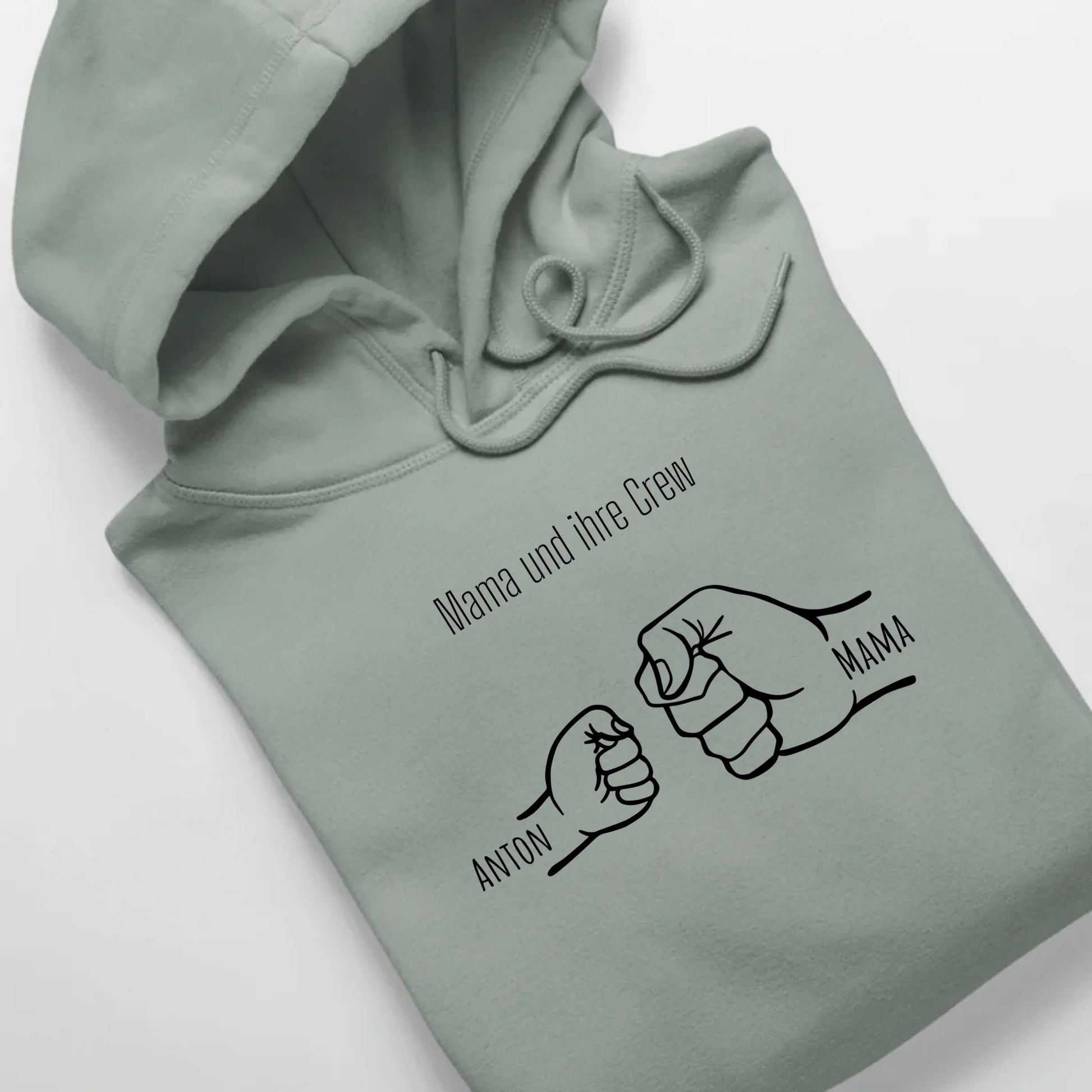 Mama und ihre Crew - Bio Unisex Hoodie *personalisierbar* Cruiser Hoodie 2.0 ST ST Aloe