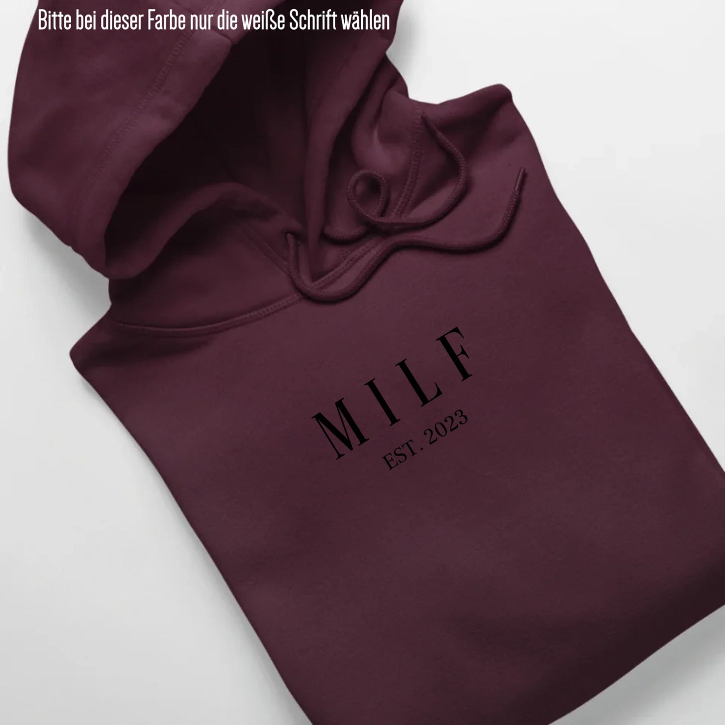 MILF - Bio Unisex Hoodie *personalisierbar* Cruiser Hoodie 2.0 ST ST Burgundy