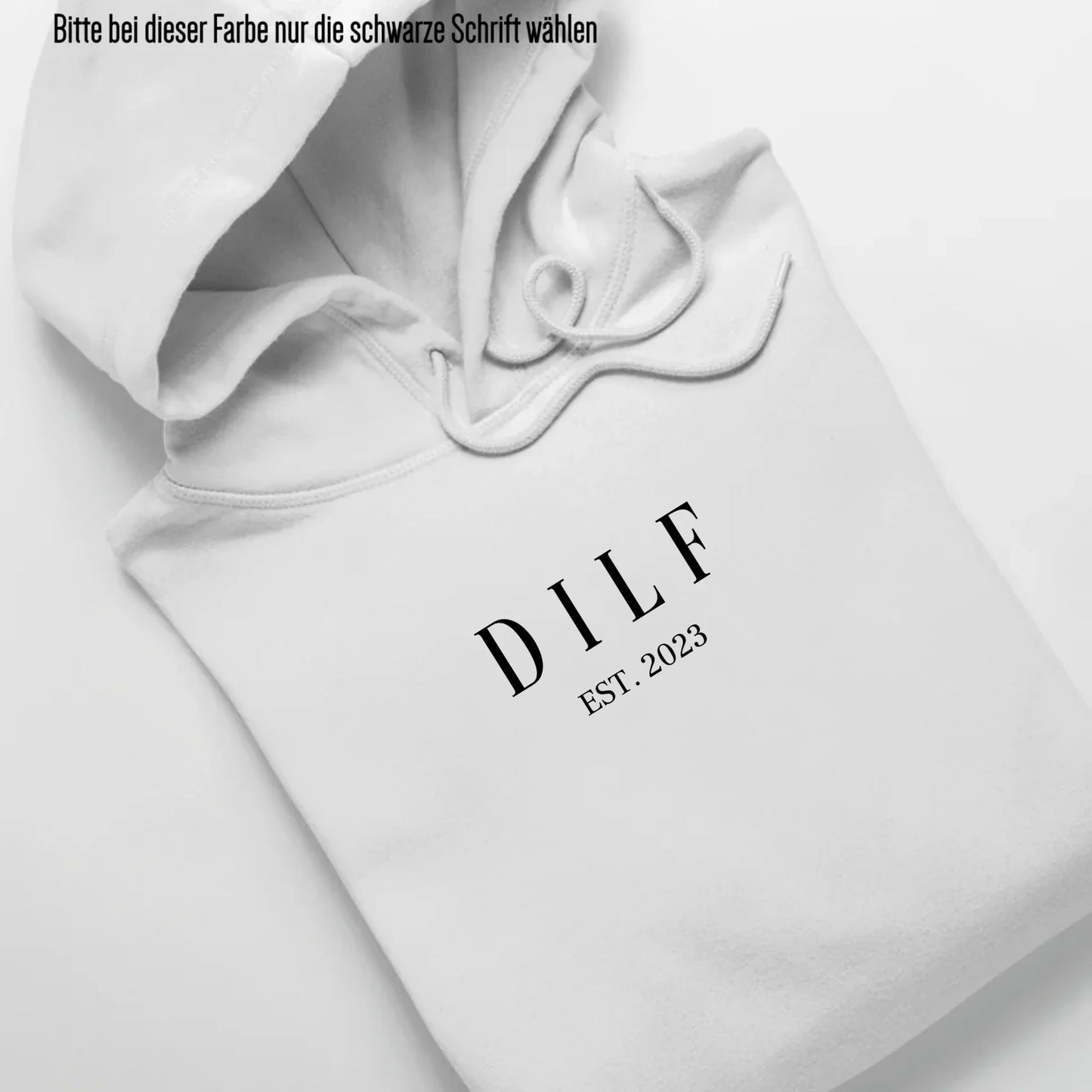 DILF - Bio Unisex Hoodie *personalisierbar* Cruiser Hoodie 2.0 ST ST White