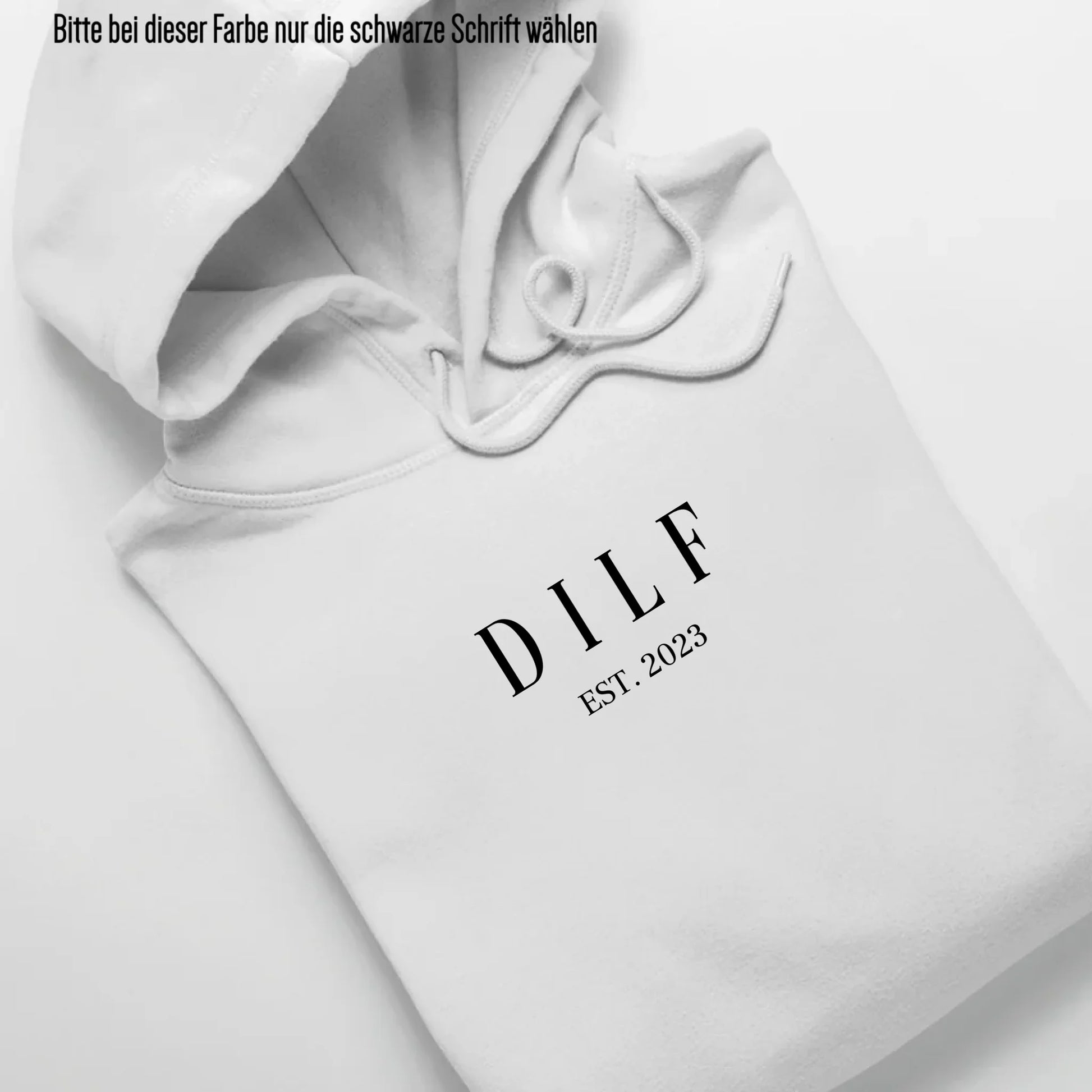 DILF - Bio Unisex Hoodie *personalisierbar* Cruiser Hoodie 2.0 ST ST White