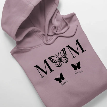 Mom Butterfly - Bio Unisex Hoodie *personalisierbar* Cruiser Hoodie 2.0 ST ST Lilac-Dream