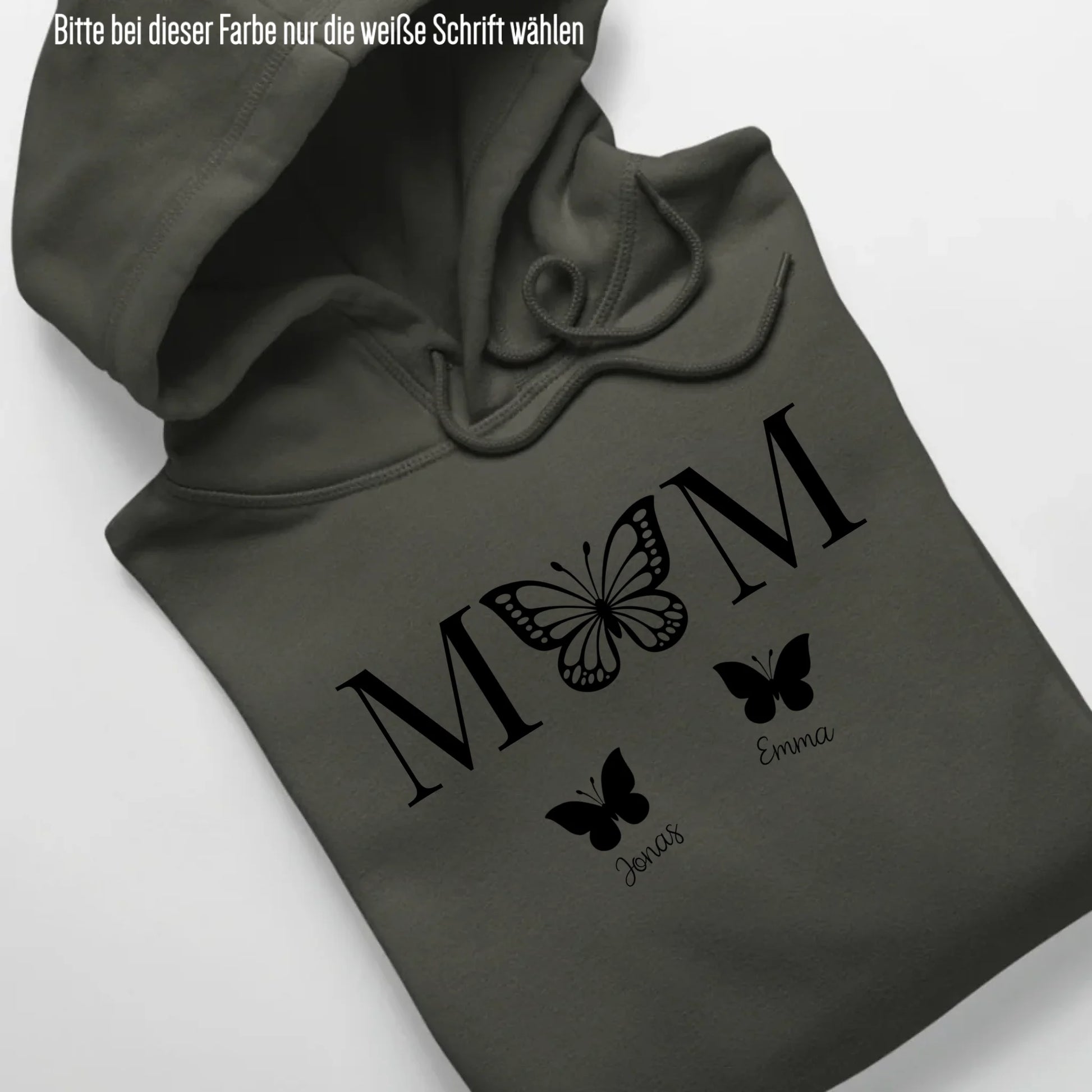 Mom Butterfly - Bio Unisex Hoodie *personalisierbar* Cruiser Hoodie 2.0 ST ST Khaki