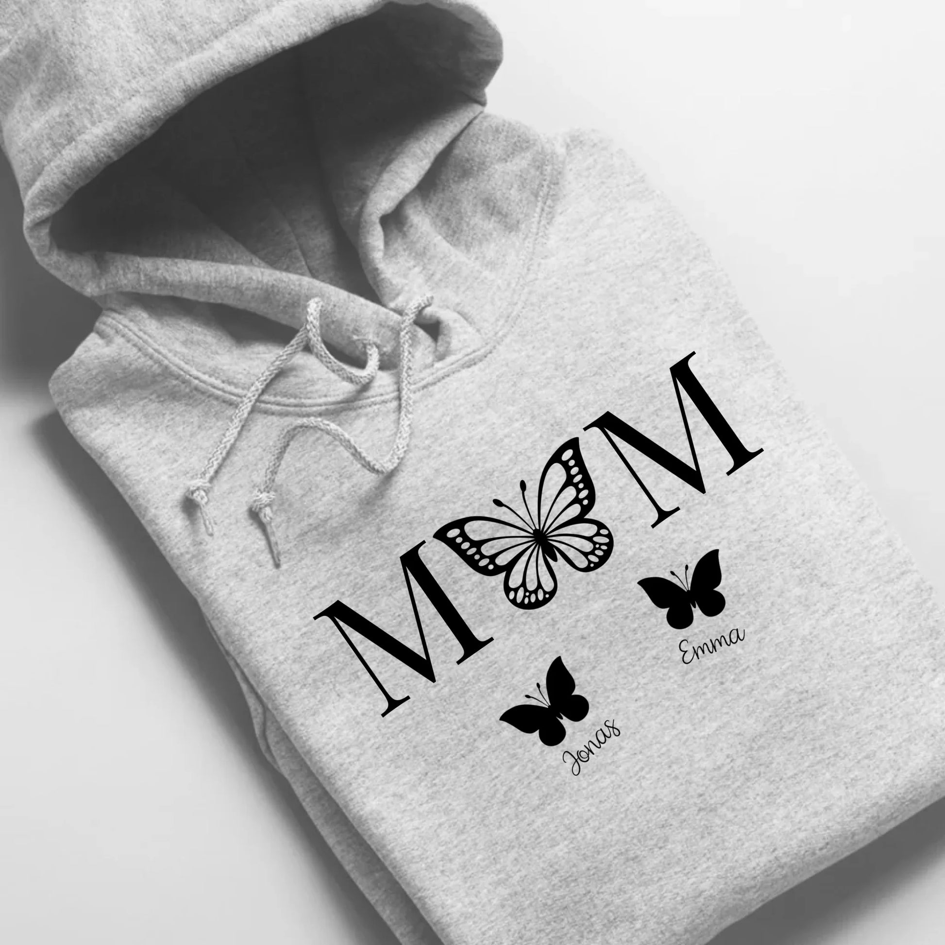Mom Butterfly - Bio Unisex Hoodie *personalisierbar* Cruiser Hoodie 2.0 ST ST Heather-Grey