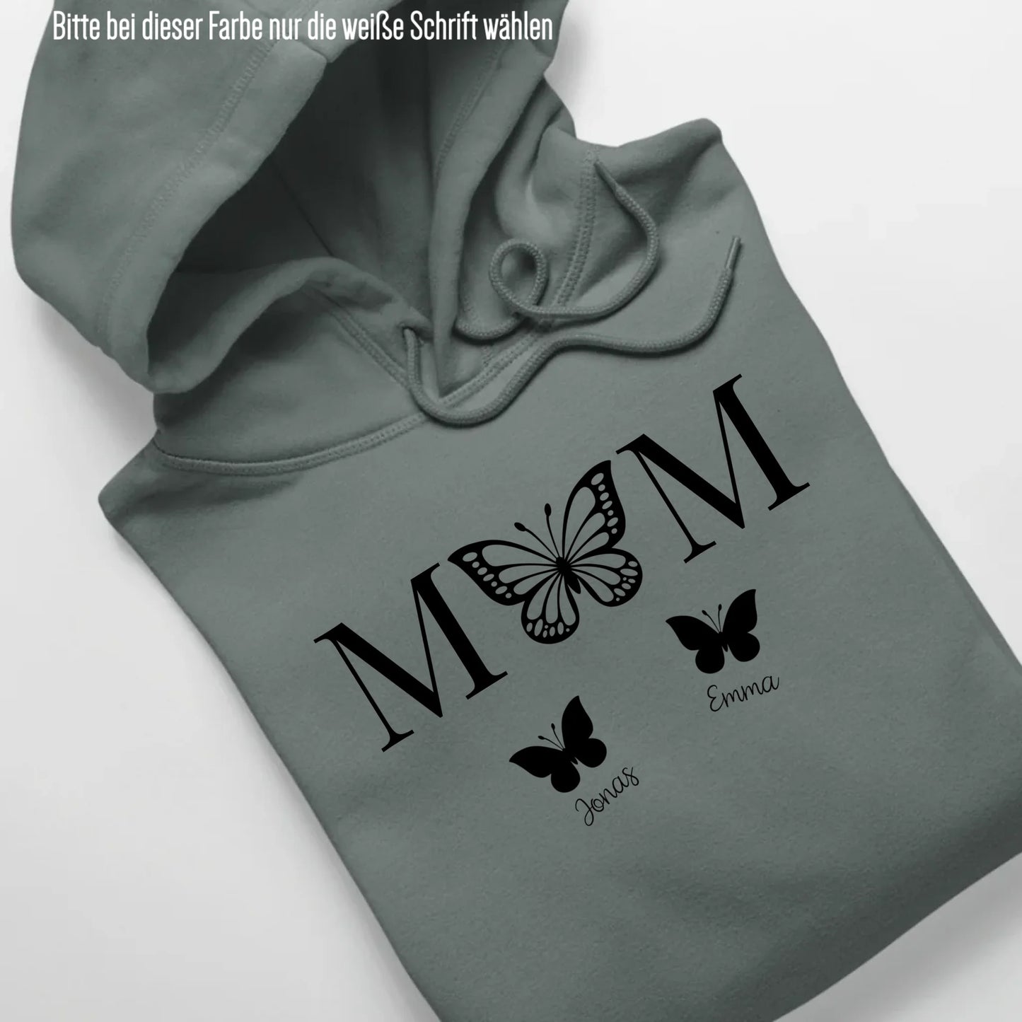Mom Butterfly - Bio Unisex Hoodie *personalisierbar* Cruiser Hoodie 2.0 ST ST Green-Bay