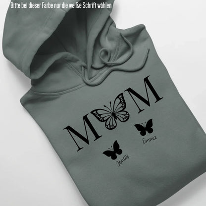Mom Butterfly - Bio Unisex Hoodie *personalisierbar* Cruiser Hoodie 2.0 ST ST Green-Bay