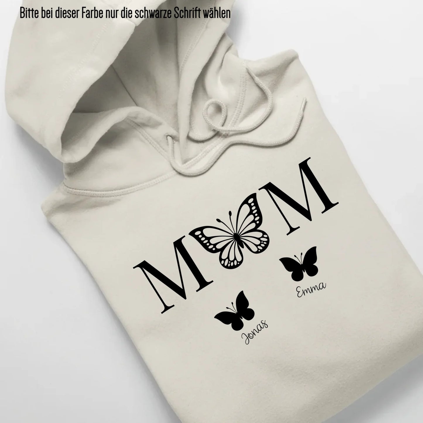 Mom Butterfly - Bio Unisex Hoodie *personalisierbar* Cruiser Hoodie 2.0 ST ST Natural-Raw