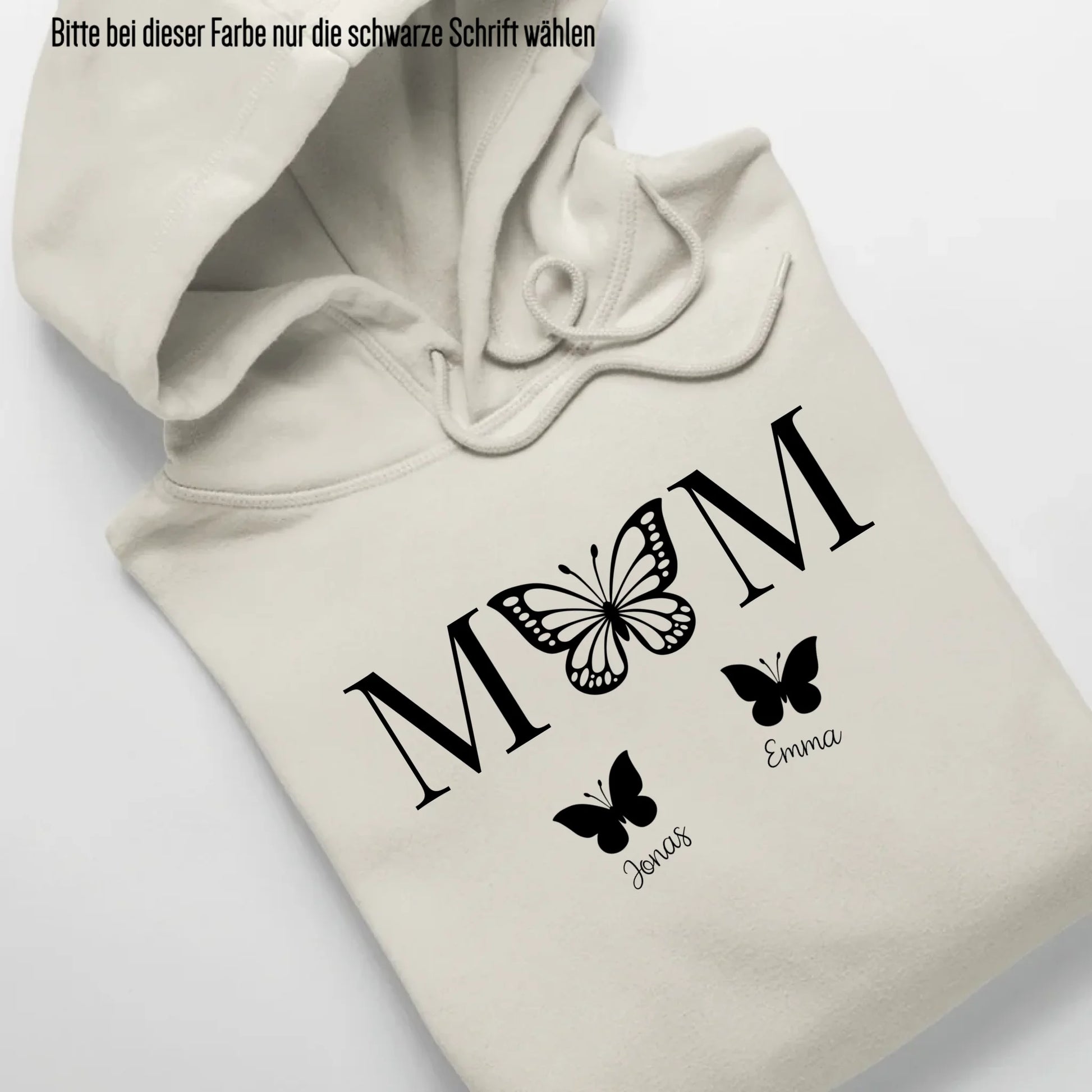 Mom Butterfly - Bio Unisex Hoodie *personalisierbar* Cruiser Hoodie 2.0 ST ST Natural-Raw