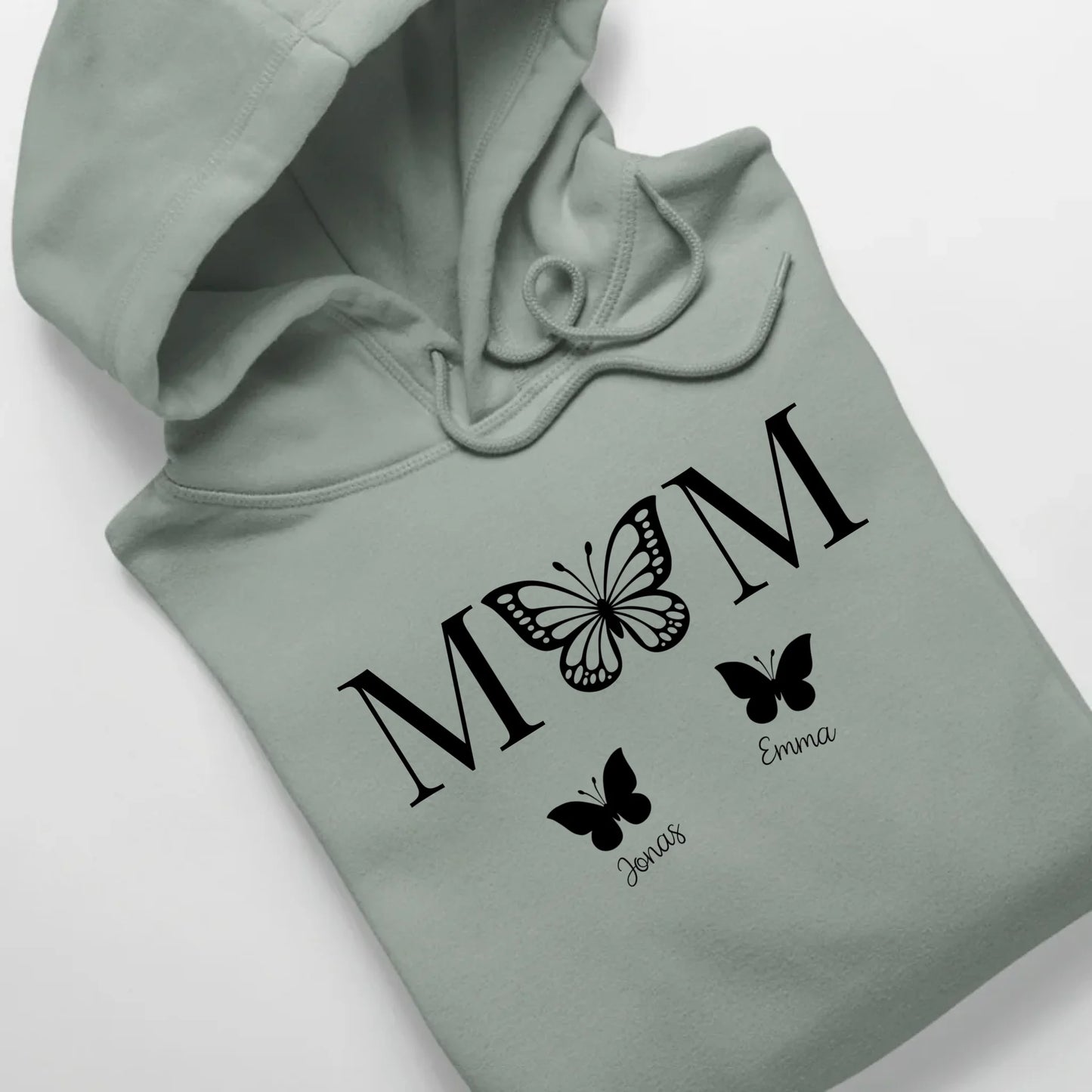 Mom Butterfly - Bio Unisex Hoodie *personalisierbar* Cruiser Hoodie 2.0 ST ST Aloe