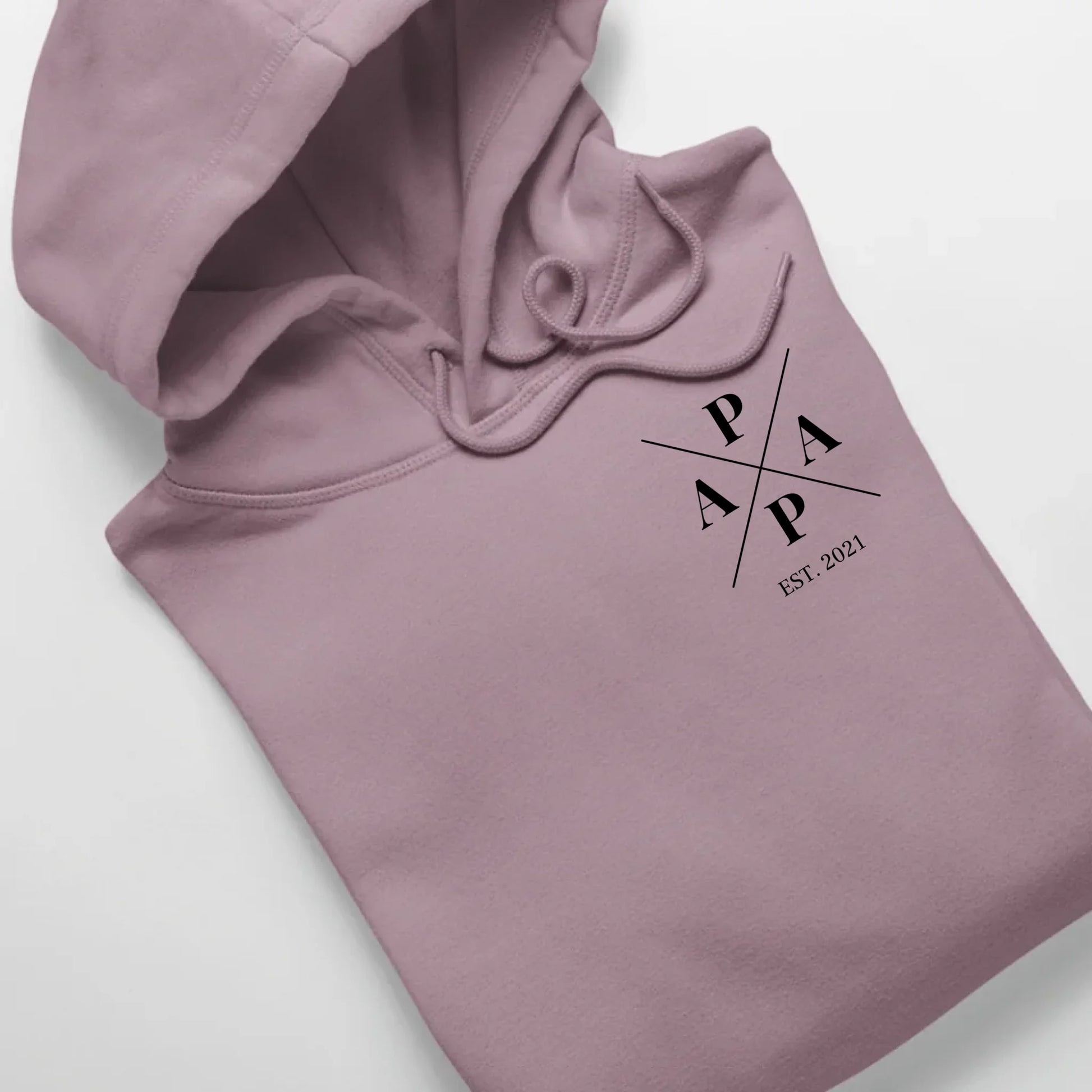 Papa Minimal - Bio Unisex Hoodie *personalisierbar* Cruiser Hoodie 2.0 ST ST Lilac-Dream