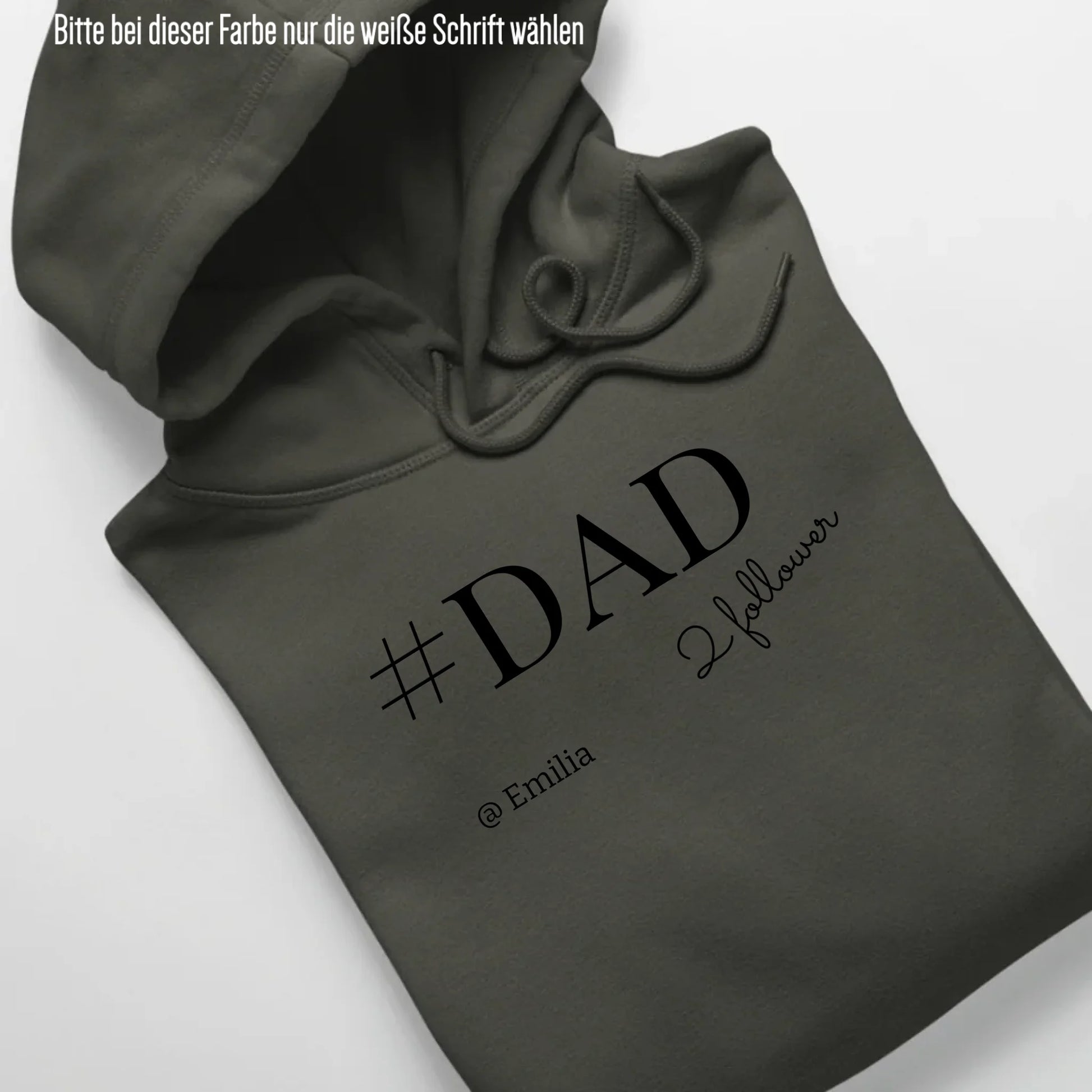 #DAD - Bio Unisex Hoodie *personalisierbar* Cruiser Hoodie 2.0 ST ST Khaki