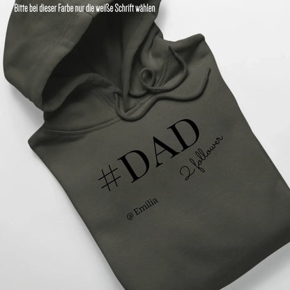 #DAD - Bio Unisex Hoodie *personalisierbar* Cruiser Hoodie 2.0 ST ST Khaki