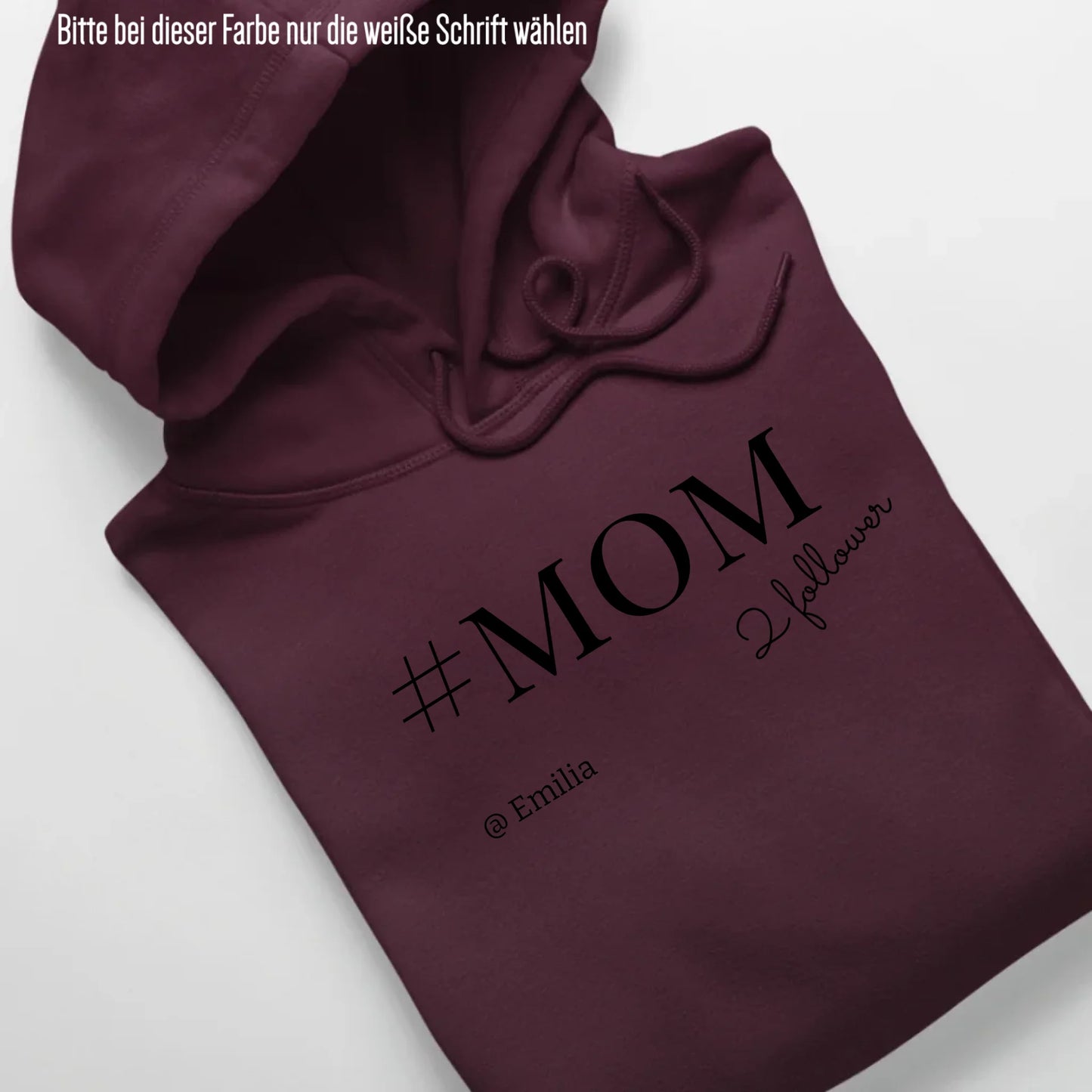 #MOM - Premium Organic Hoodie *personalisierbar* Cruiser Hoodie 2.0 ST ST Burgundy