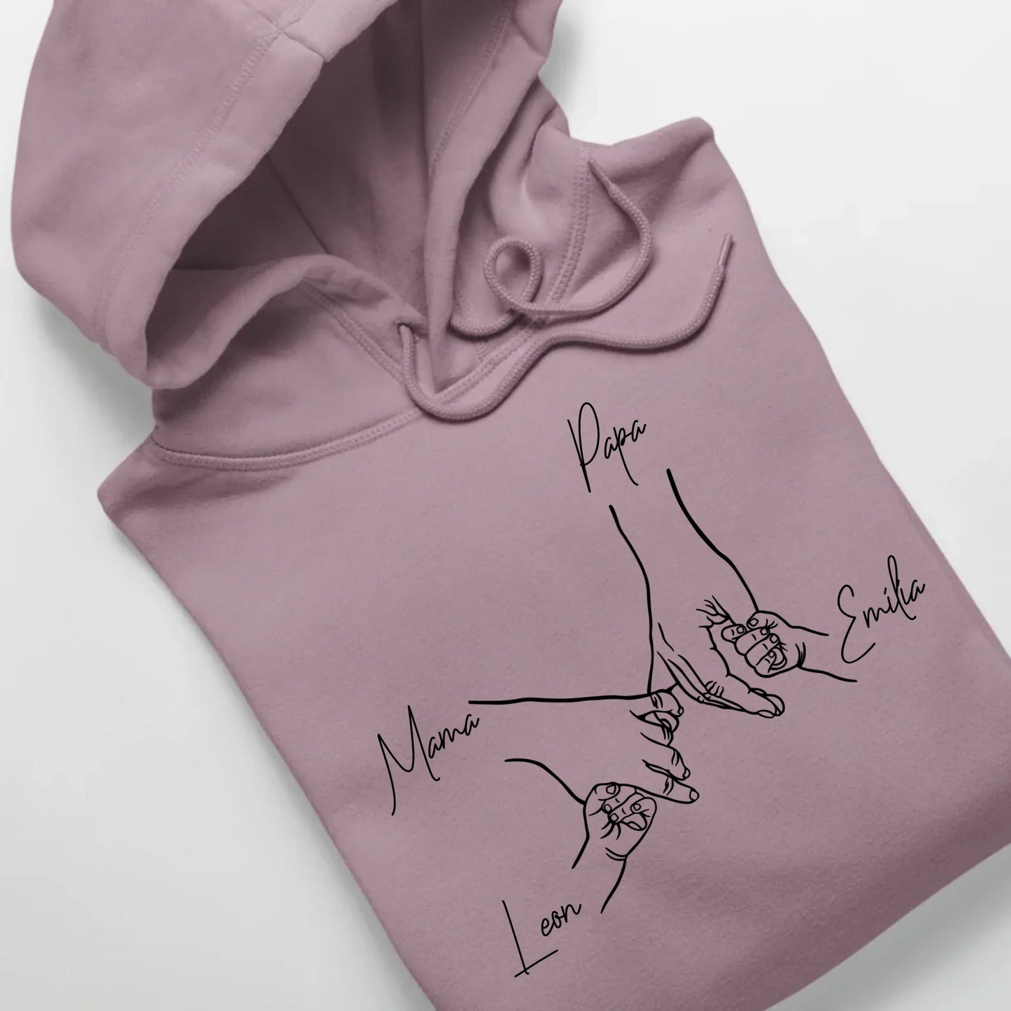 Family Hands - Bio Unisex Hoodie *personalisierbar* Cruiser Hoodie 2.0 ST ST Lilac-Dream