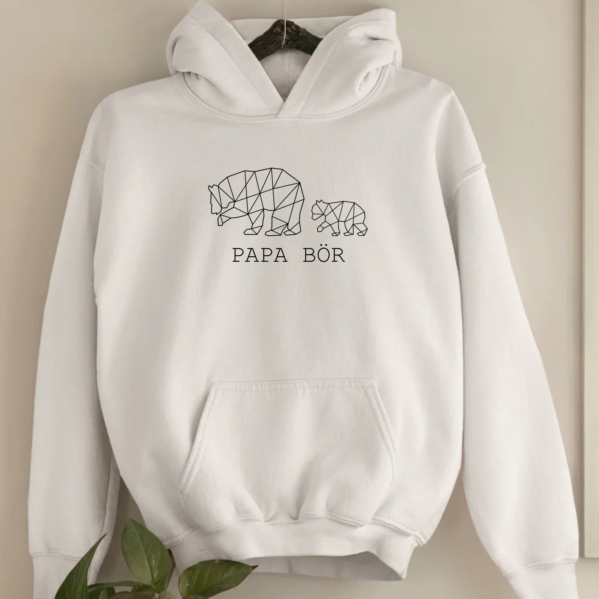 Papa Bör - Bio Unisex Hoodie *personalisierbar (1-4 Kinder ohne Namen)*