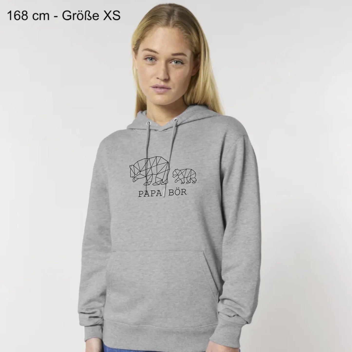 Papa Bör - Bio Unisex Hoodie *personalisierbar (1-4 Kinder ohne Namen)*