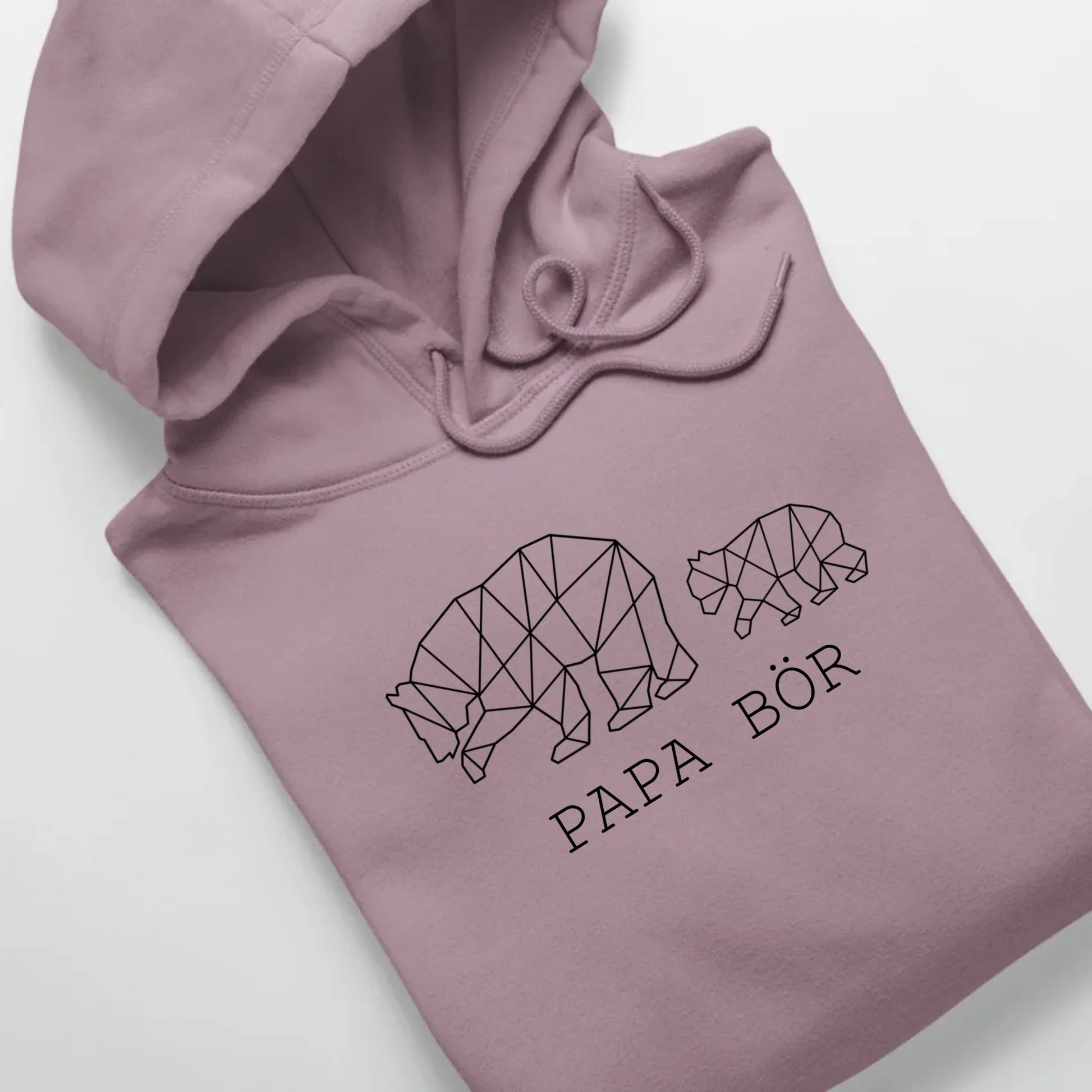 Papa Bör - Bio Unisex Hoodie *personalisierbar (1-4 Kinder ohne Namen)* Cruiser Hoodie 2.0 ST ST Lilac-Dream