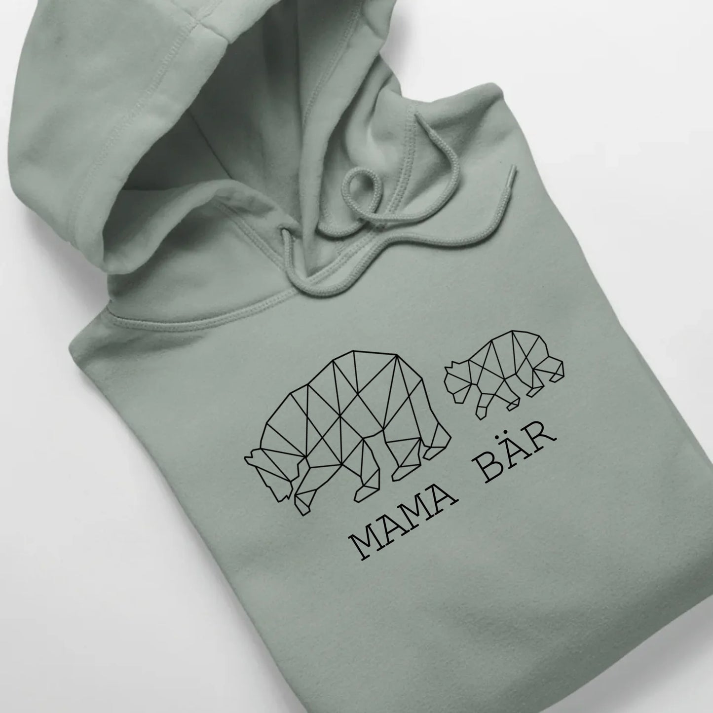 Mama Bär - Bio Unisex Hoodie *personalisierbar (1-4 Kinder ohne Namen)* Cruiser Hoodie 2.0 ST ST Aloe