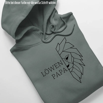 Löwen Papa - Bio Unisex Hoodie *personalisierbar (ohne Namen)* Cruiser Hoodie 2.0 ST ST Green-Bay