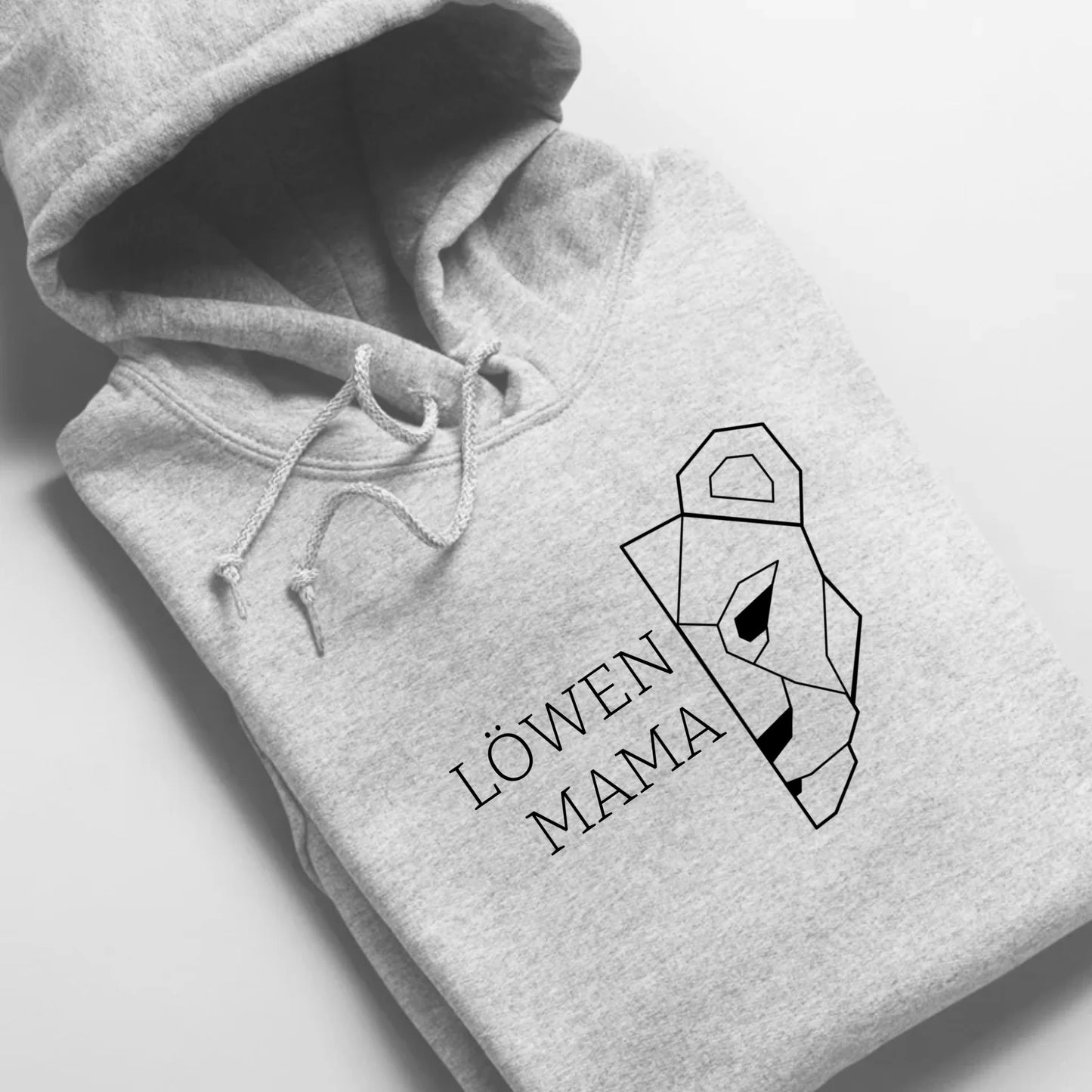 Löwen Mama - Bio Unisex Hoodie *personalisierbar (ohne Namen)* Cruiser Hoodie 2.0 ST ST Heather-Grey