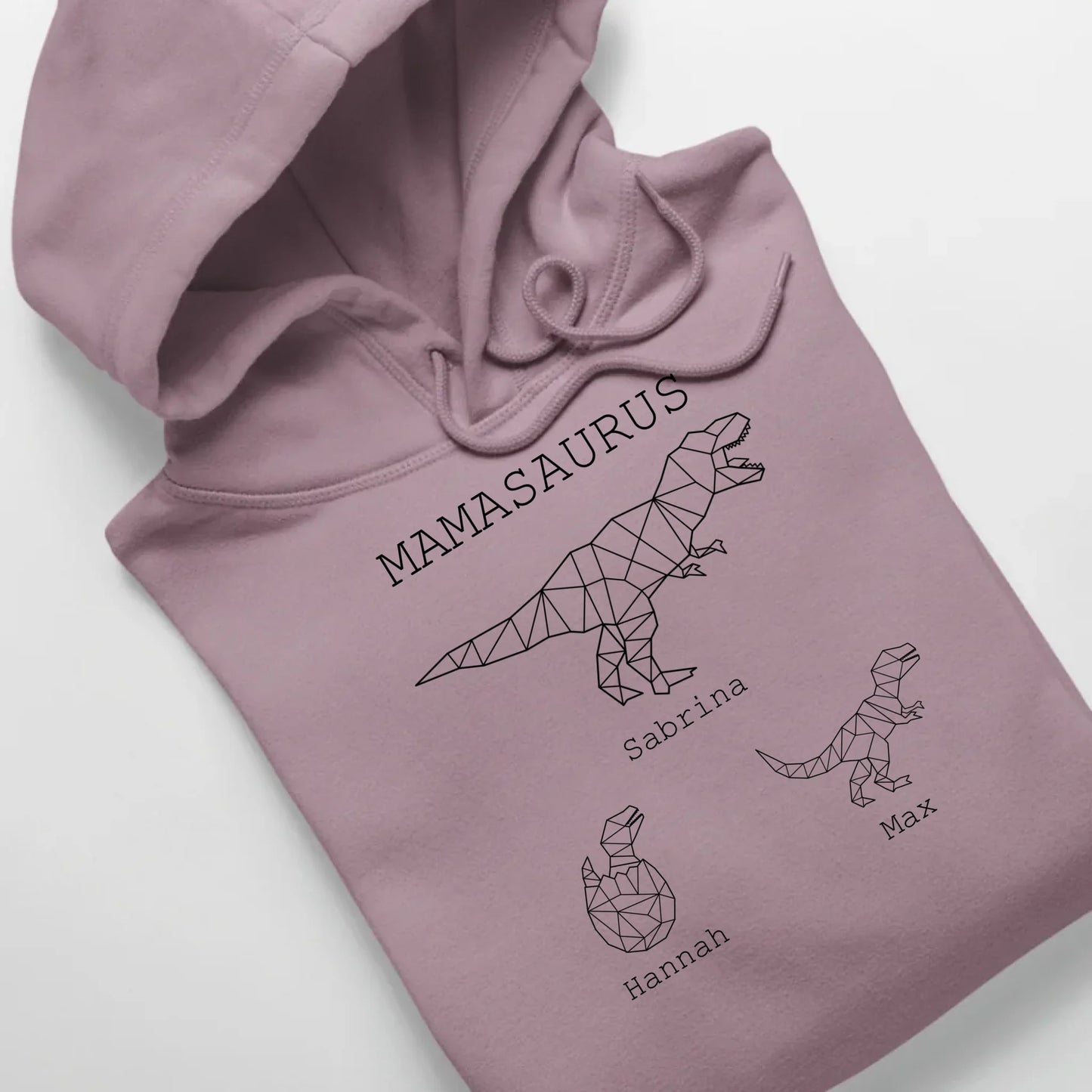 Mamasaurus - Bio Unisex Hoodie *personalisierbar (mit Namen)* Cruiser Hoodie 2.0 ST ST Lilac-Dream