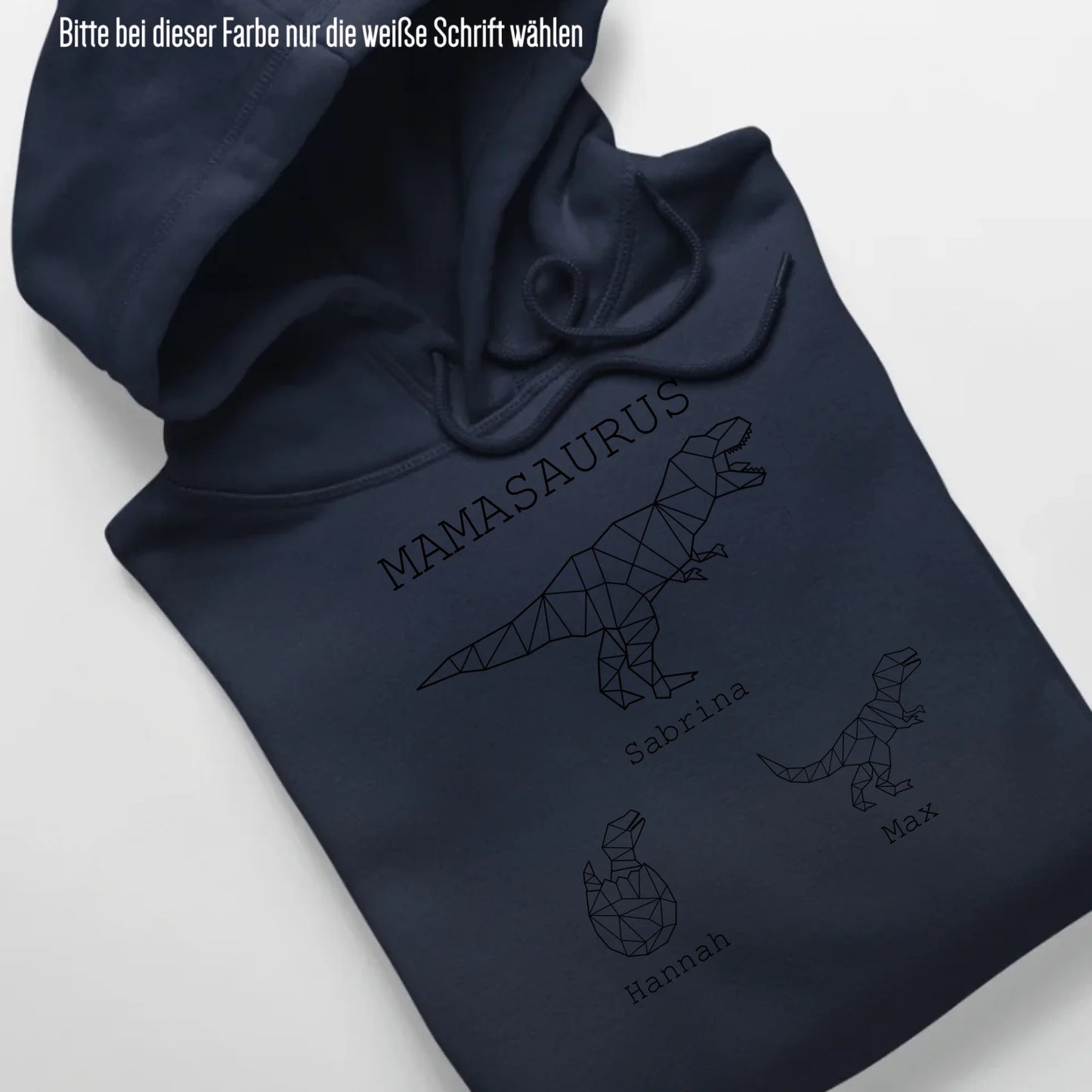 Mamasaurus - Bio Unisex Hoodie *personalisierbar (mit Namen)* Cruiser Hoodie 2.0 ST ST French-Navy