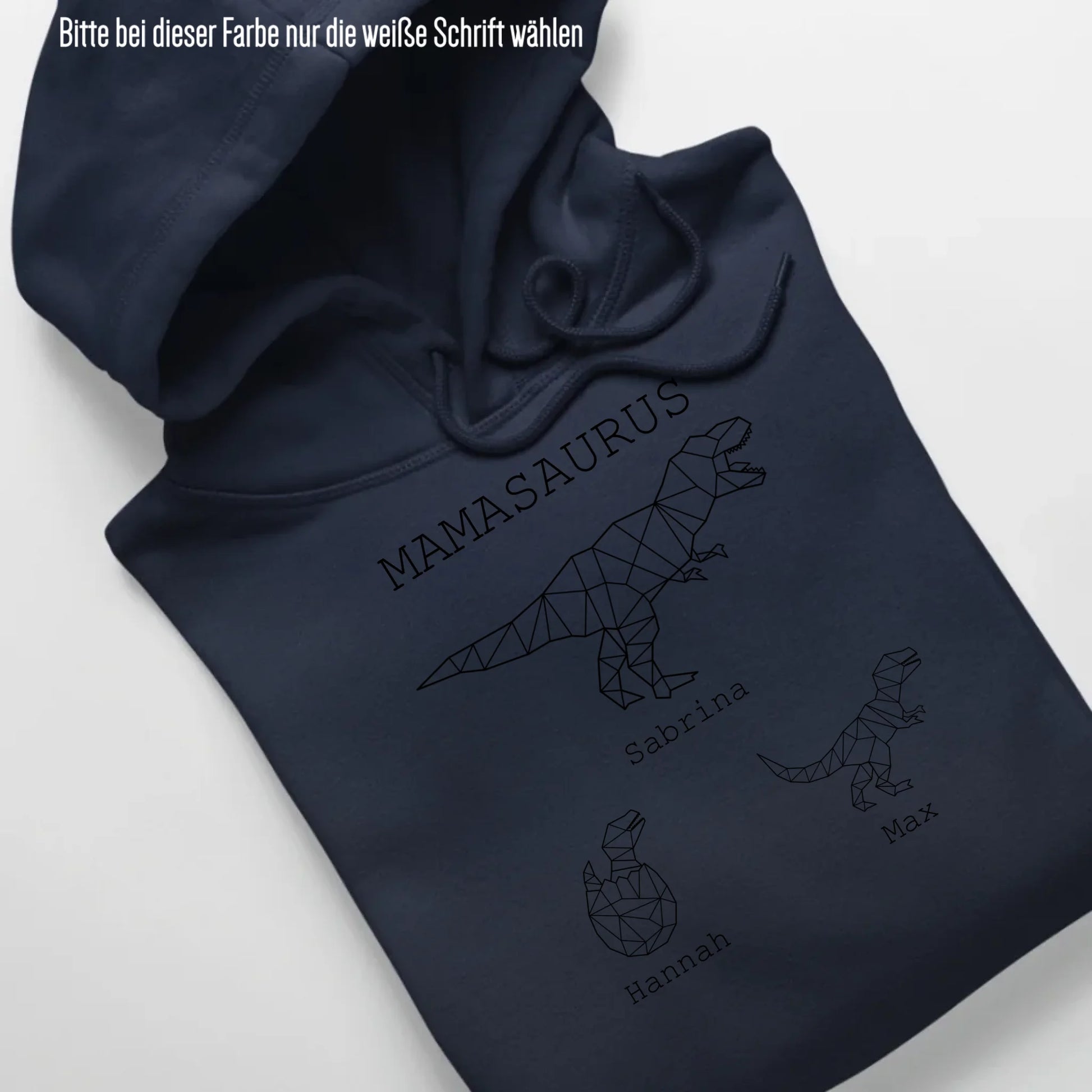 Mamasaurus - Bio Unisex Hoodie *personalisierbar (mit Namen)* Cruiser Hoodie 2.0 ST ST French-Navy