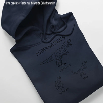 Mamasaurus - Bio Unisex Hoodie *personalisierbar (mit Namen)* Cruiser Hoodie 2.0 ST ST French-Navy