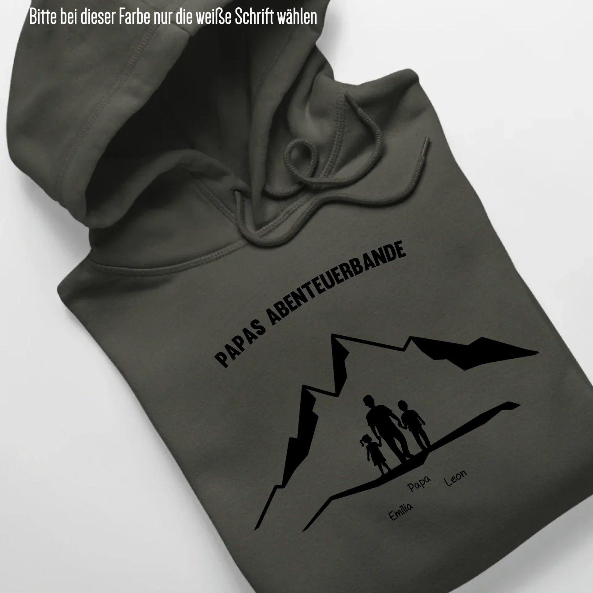 Papas Abenteuerbande - Bio Unisex Hoodie *personalisierbar* Cruiser Hoodie 2.0 ST ST Khaki