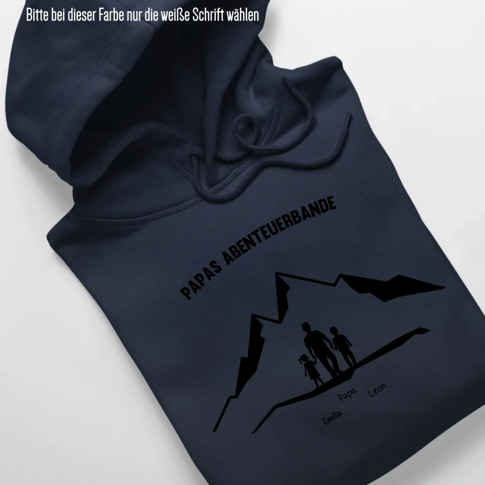 Papas Abenteuerbande - Bio Unisex Hoodie *personalisierbar* Cruiser Hoodie 2.0 ST ST French-Navy