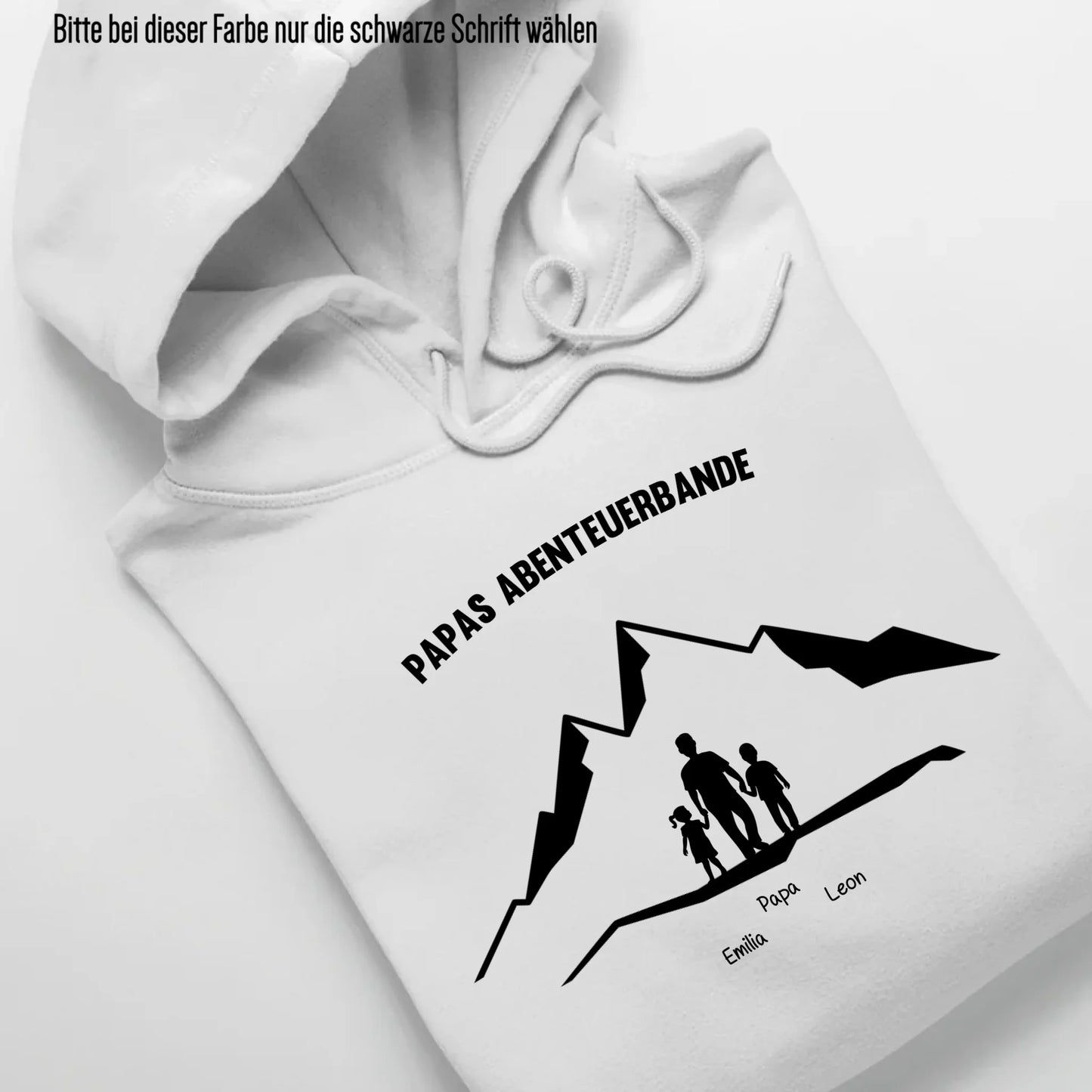 Papas Abenteuerbande - Bio Unisex Hoodie *personalisierbar* Cruiser Hoodie 2.0 ST ST White