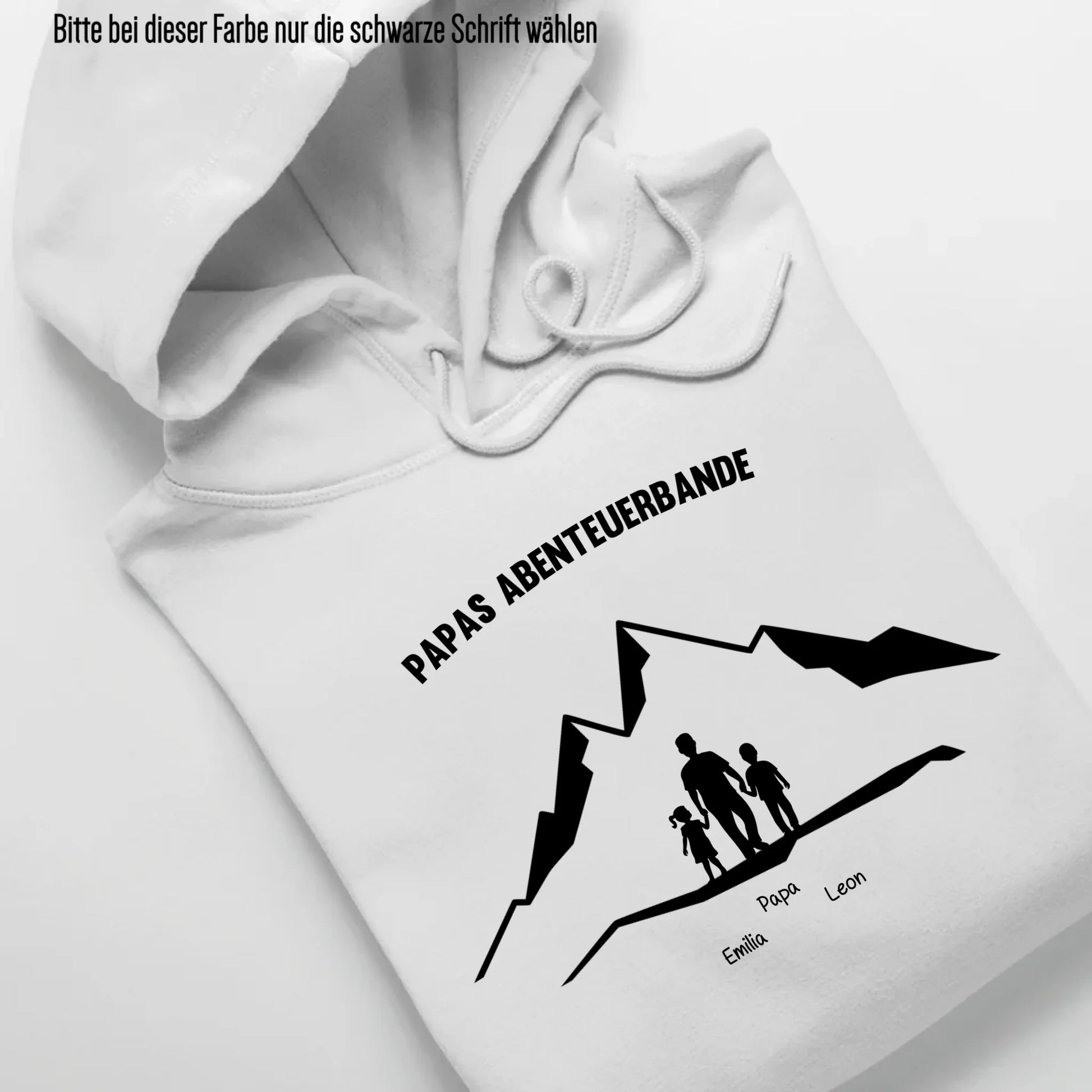 Papas Abenteuerbande - Bio Unisex Hoodie *personalisierbar* Cruiser Hoodie 2.0 ST ST White