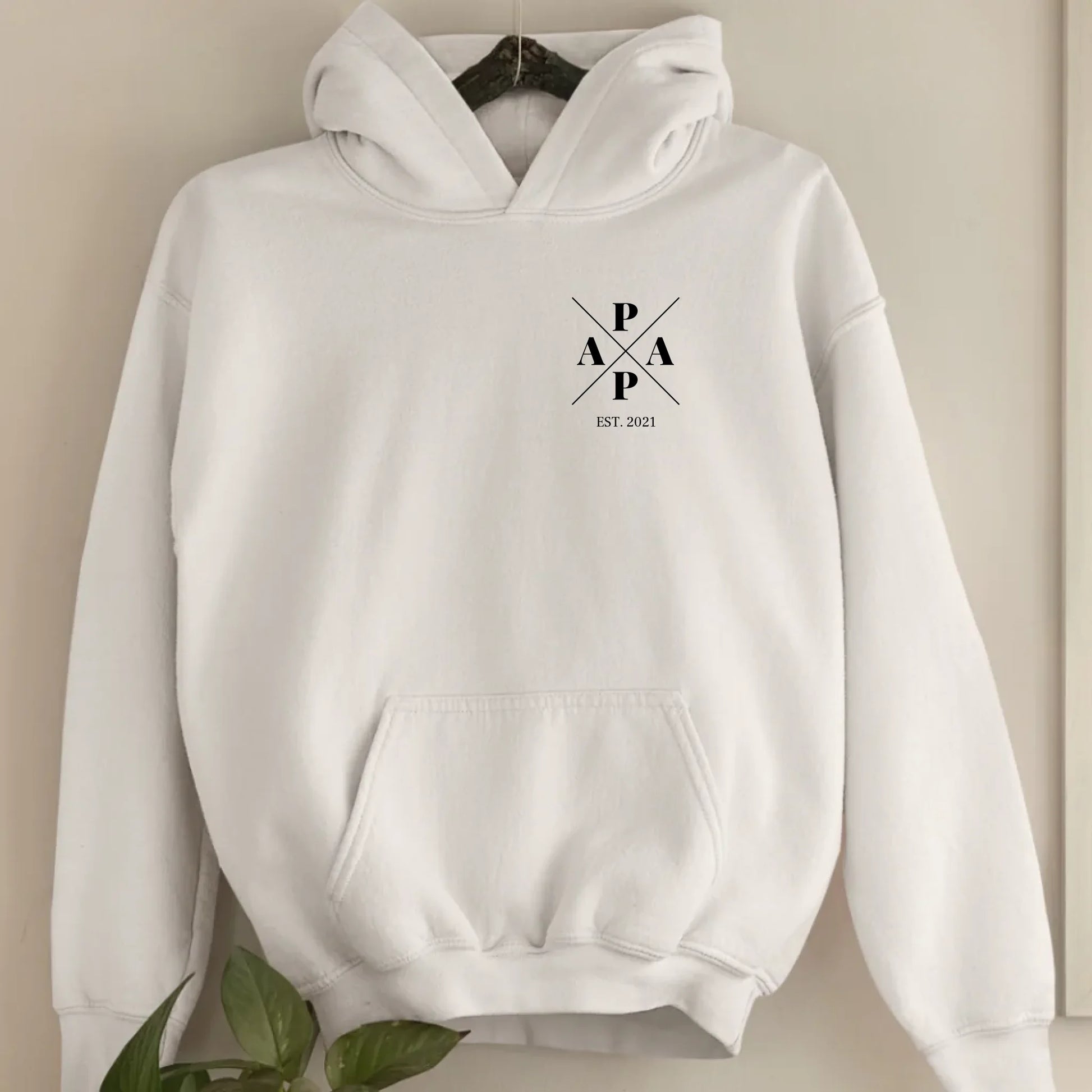 Papa Minimal + Symbole - Bio Unisex Hoodie *personalisierbar*