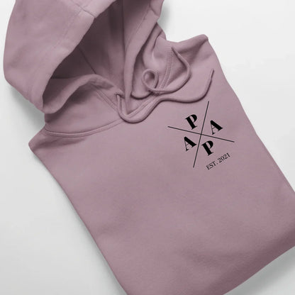 Papa Minimal + Symbole - Bio Unisex Hoodie *personalisierbar* Cruiser Hoodie 2.0 ST ST Lilac-Dream