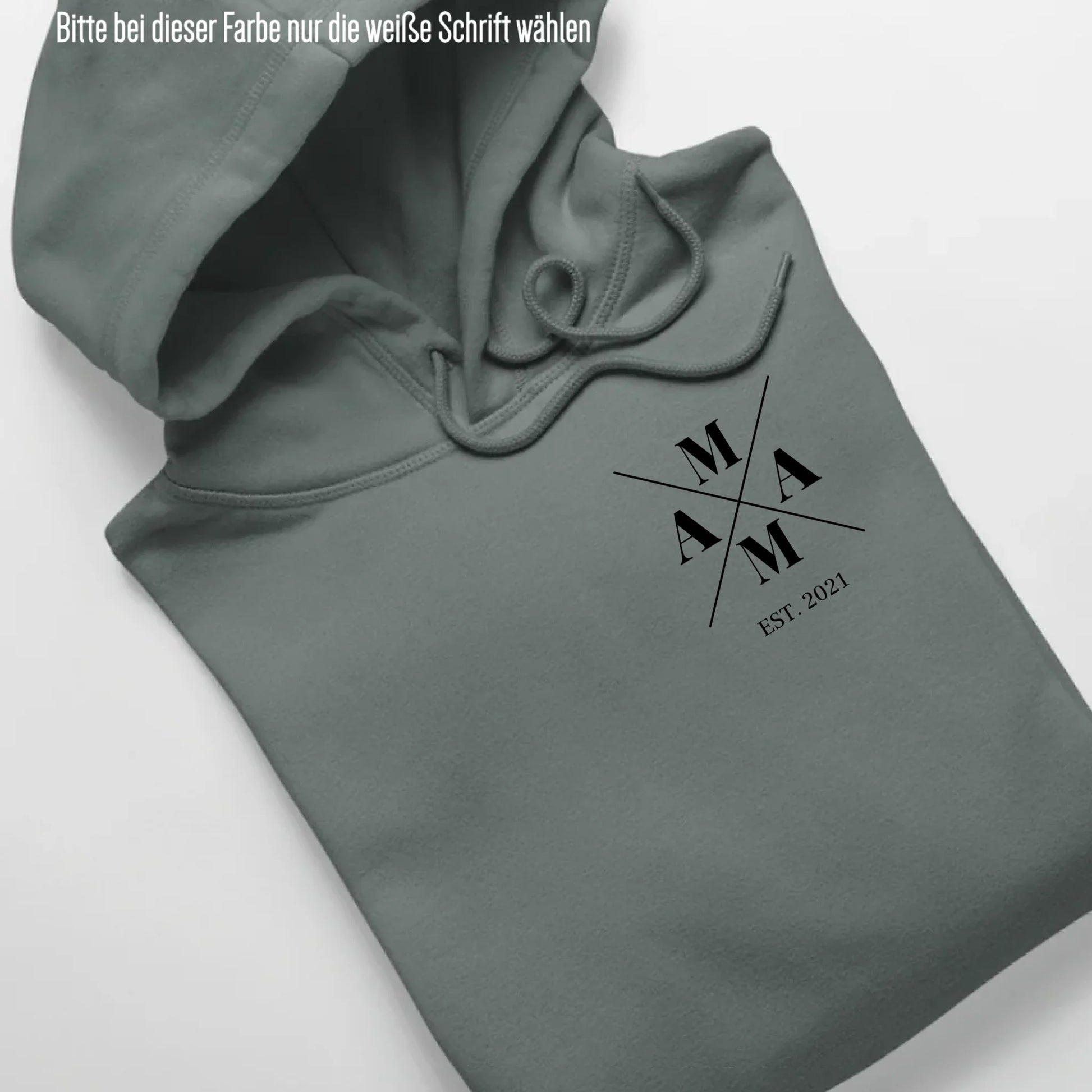 Mama Minimal + Symbole - Bio Unisex Hoodie *personalisierbar* Cruiser Hoodie 2.0 ST ST Green-Bay