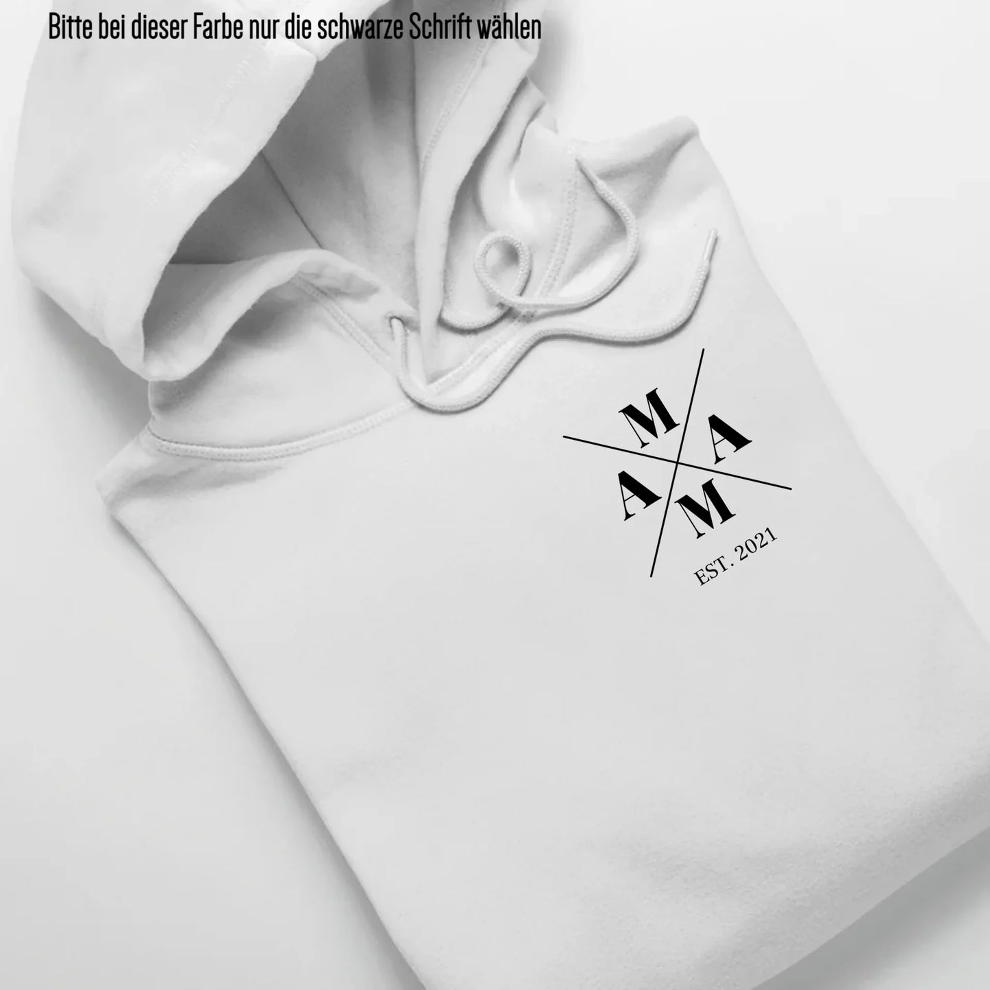 Mama Minimal + Symbole - Bio Unisex Hoodie *personalisierbar* Cruiser Hoodie 2.0 ST ST White