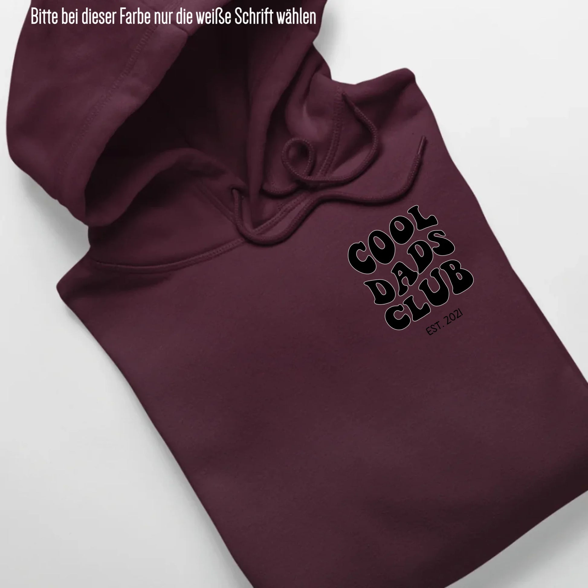 Cool Dads Club - Bio Unisex Hoodie *personalisierbar* Cruiser Hoodie 2.0 ST ST Burgundy