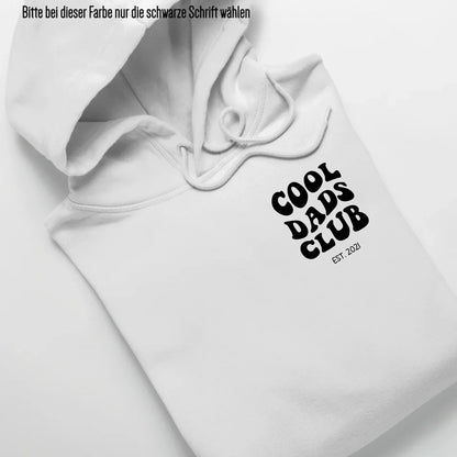 Cool Dads Club - Bio Unisex Hoodie *personalisierbar* Cruiser Hoodie 2.0 ST ST White
