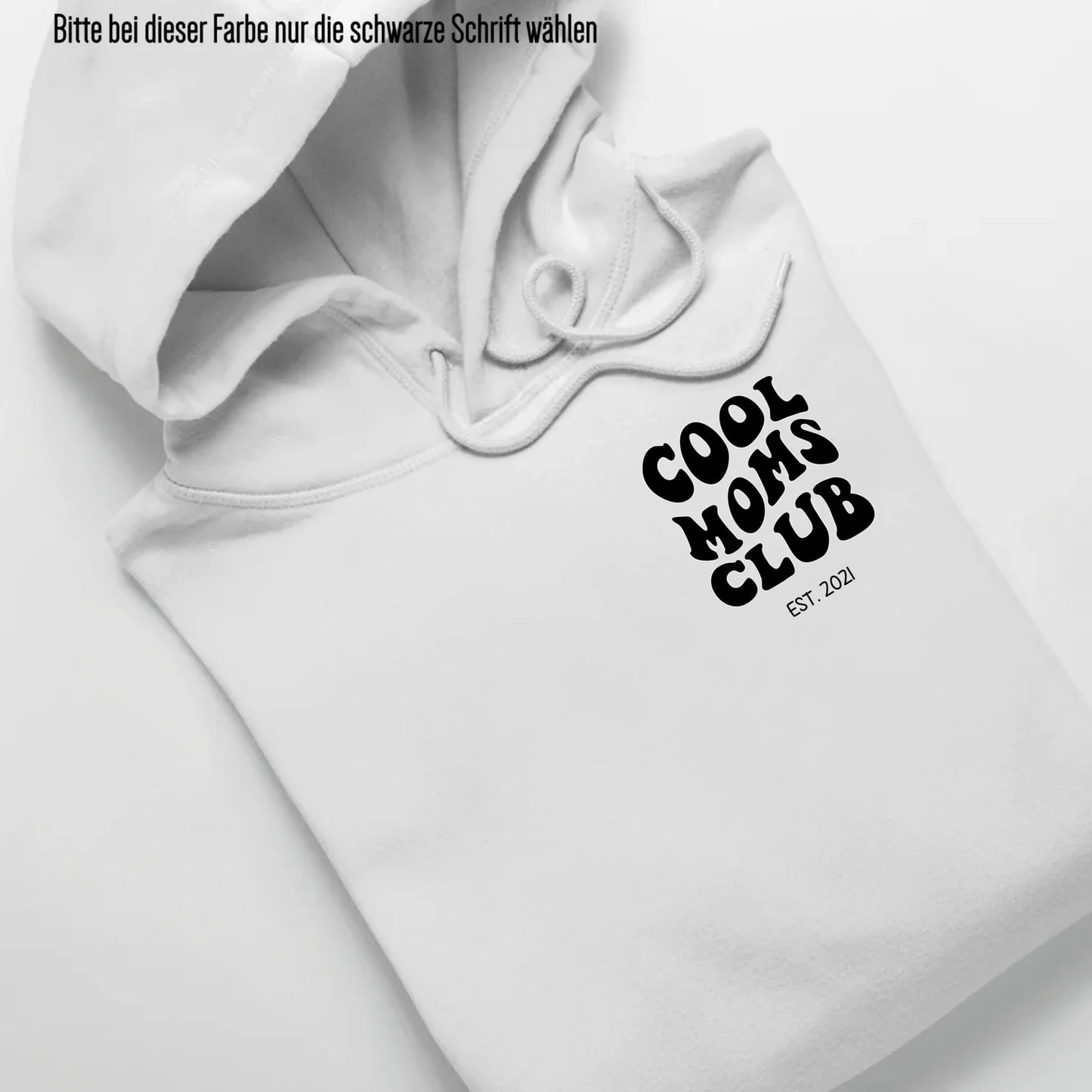 Cool Moms Club - Bio Unisex Hoodie *personalisierbar* Cruiser Hoodie 2.0 ST ST White