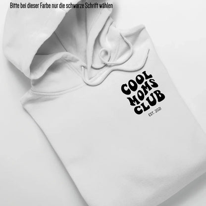 Cool Moms Club - Bio Unisex Hoodie *personalisierbar* Cruiser Hoodie 2.0 ST ST White