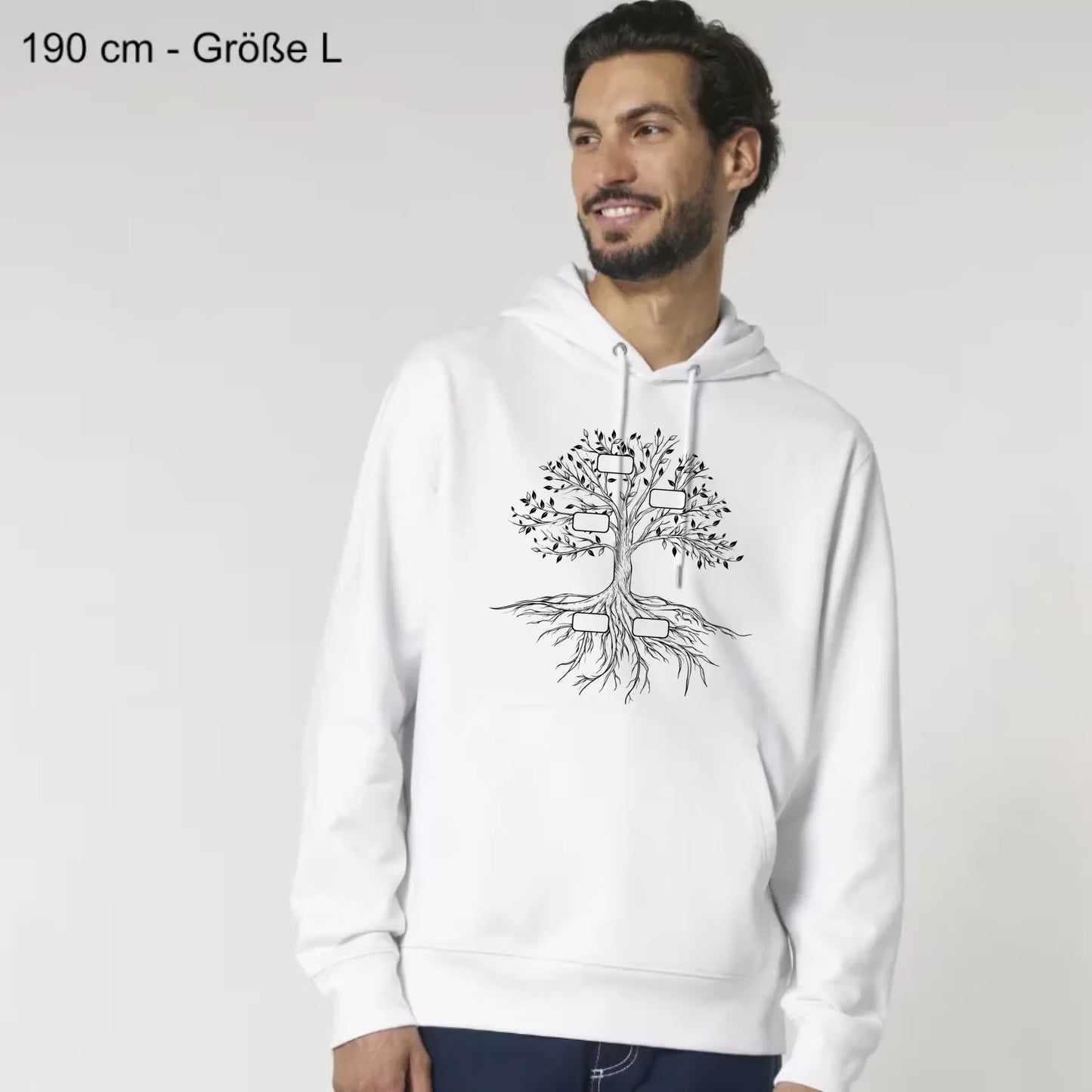 Family Tree - Bio Unisex Hoodie *personalisierbar*