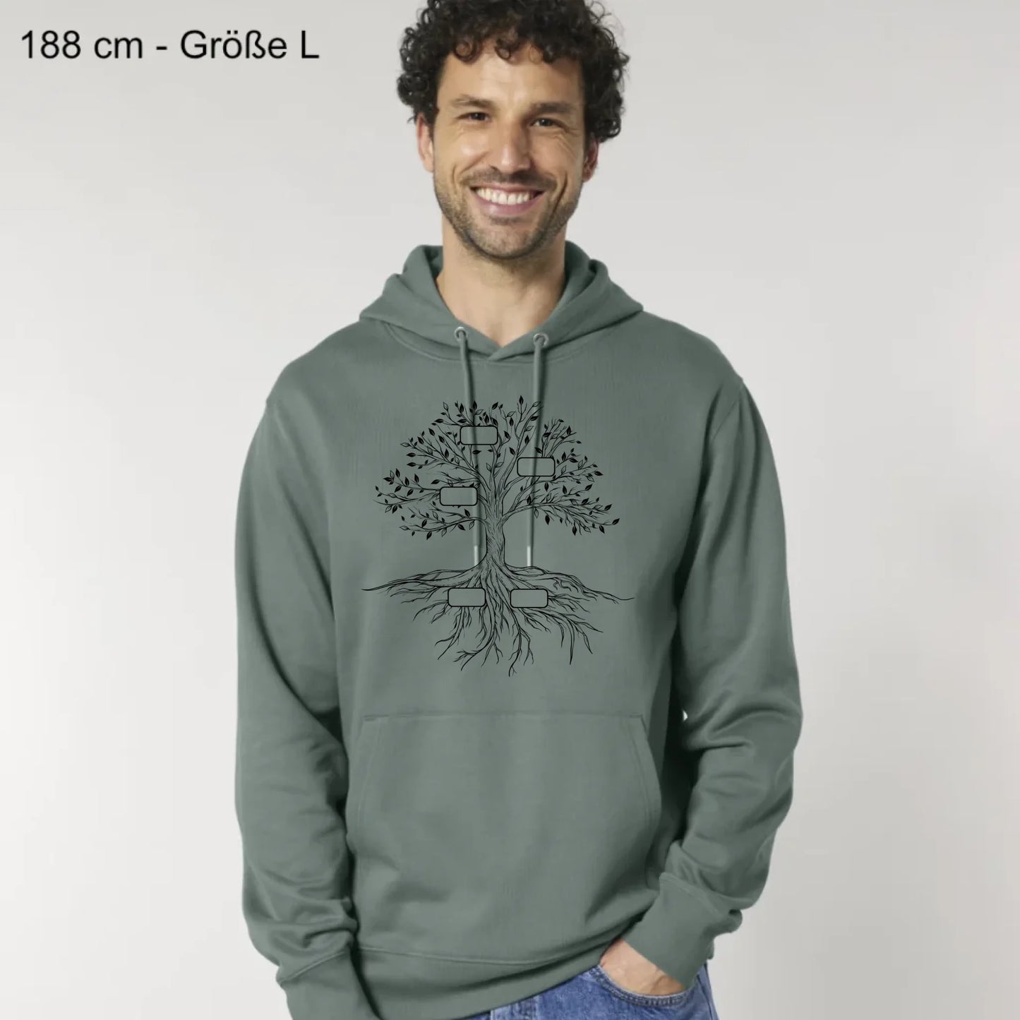 Family Tree - Bio Unisex Hoodie *personalisierbar*