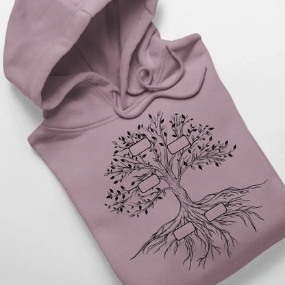 Family Tree - Bio Unisex Hoodie *personalisierbar* Cruiser Hoodie 2.0 ST ST Lilac-Dream