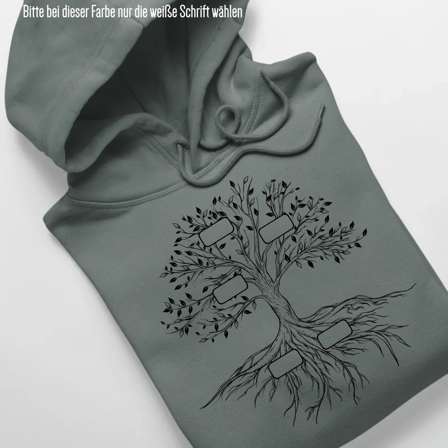 Family Tree - Bio Unisex Hoodie *personalisierbar* Cruiser Hoodie 2.0 ST ST Green-Bay