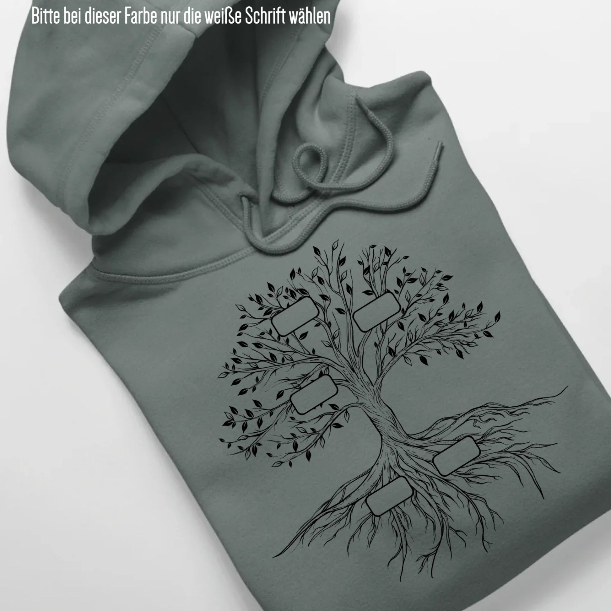 Family Tree - Bio Unisex Hoodie *personalisierbar* Cruiser Hoodie 2.0 ST ST Green-Bay
