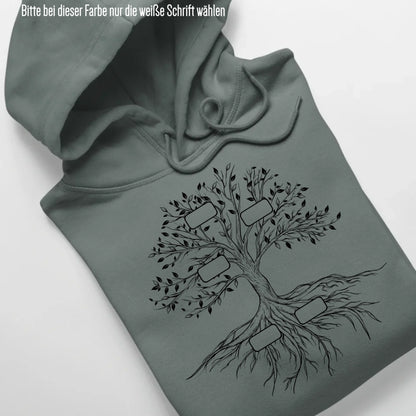 Family Tree - Bio Unisex Hoodie *personalisierbar* Cruiser Hoodie 2.0 ST ST Green-Bay