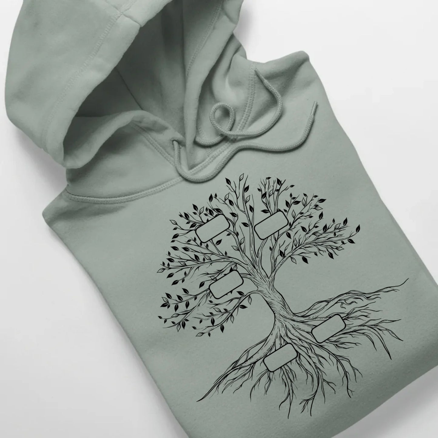 Family Tree - Bio Unisex Hoodie *personalisierbar* Cruiser Hoodie 2.0 ST ST Aloe