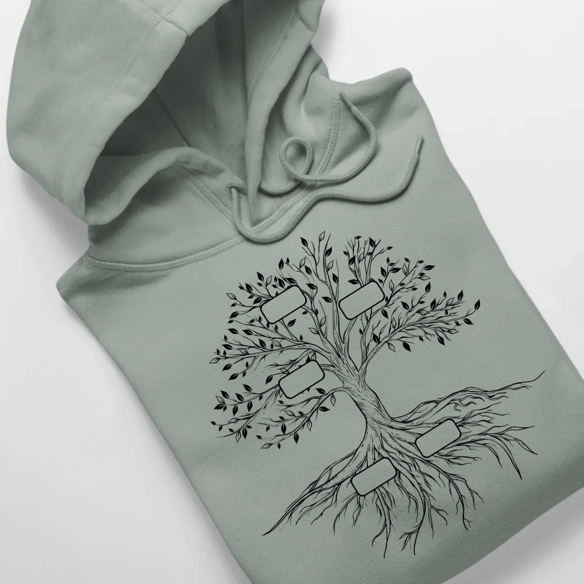 Family Tree - Bio Unisex Hoodie *personalisierbar* Cruiser Hoodie 2.0 ST ST Aloe